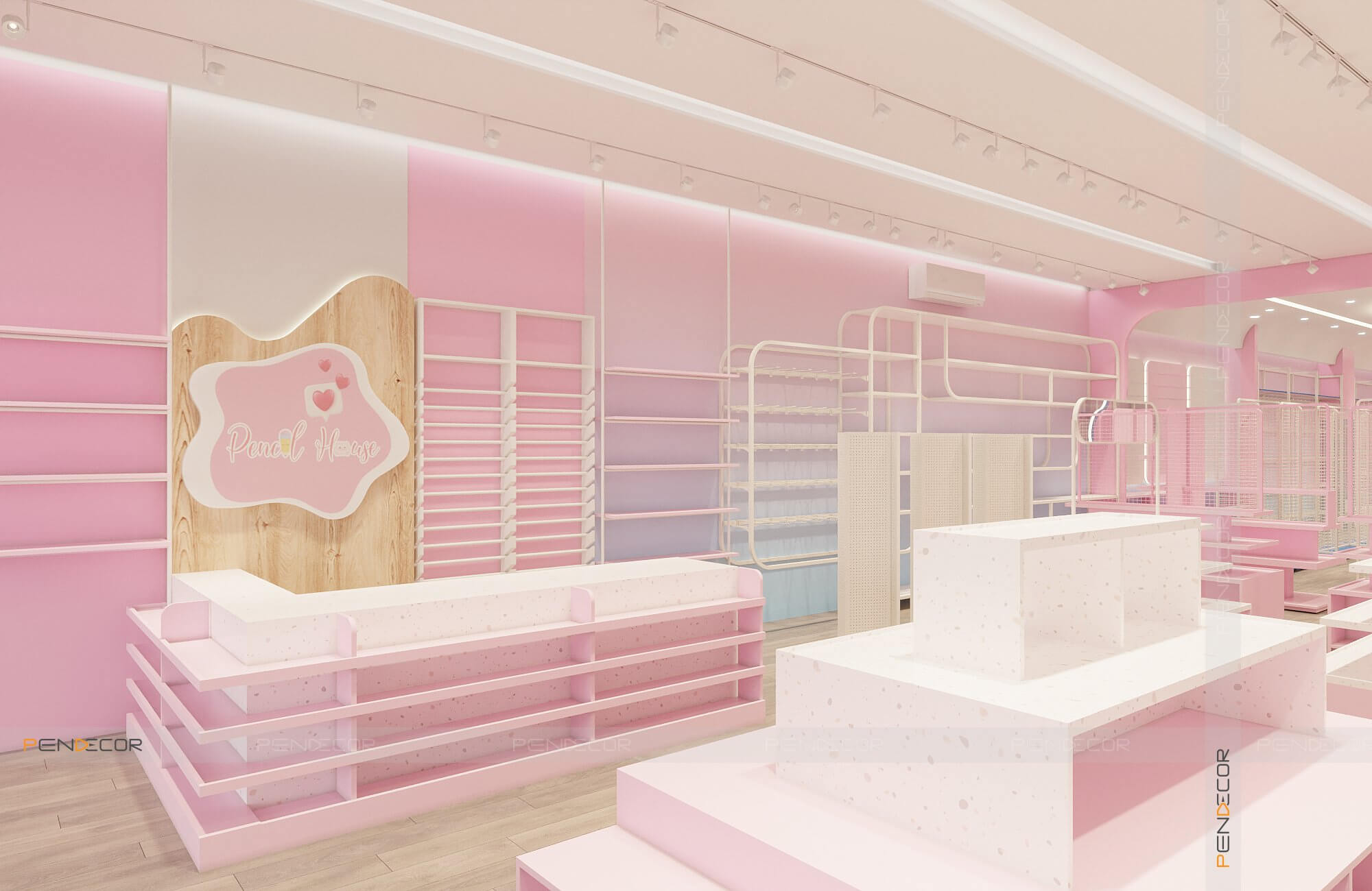 Thiết Kế Shop Phụ Kiện Pencil House
