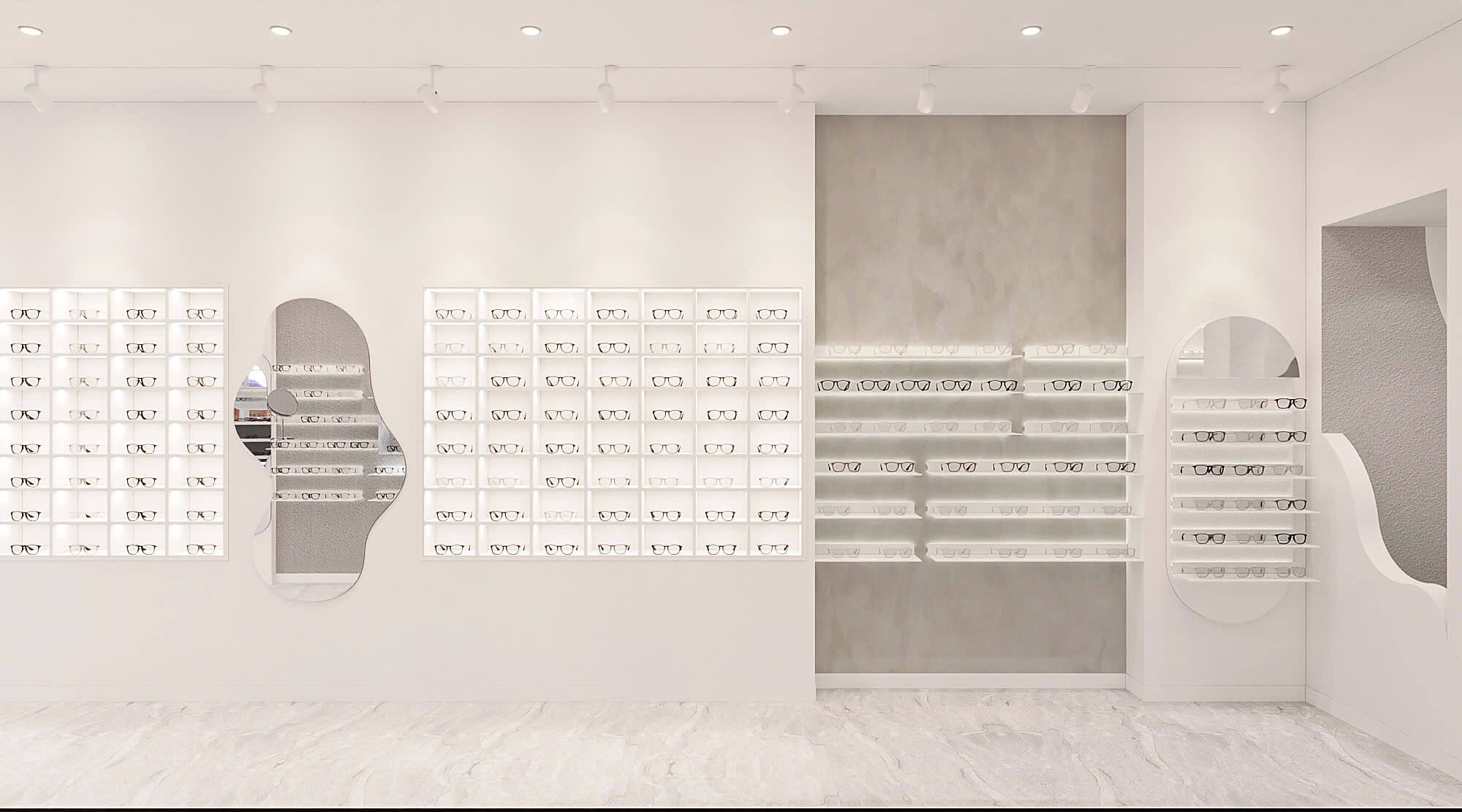 Thiết Kế Cửa Hàng Mắt Kính Camy