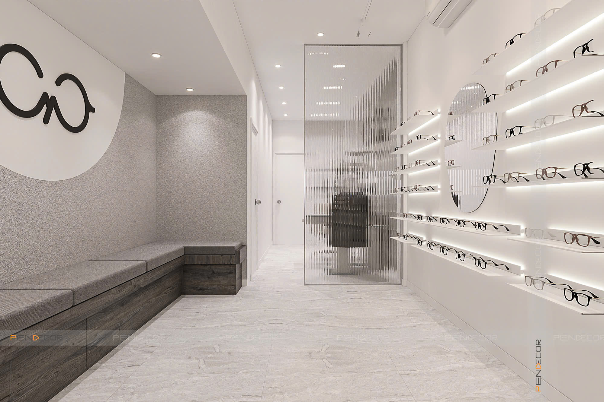 Thiết Kế Cửa Hàng Mắt Kính Camy