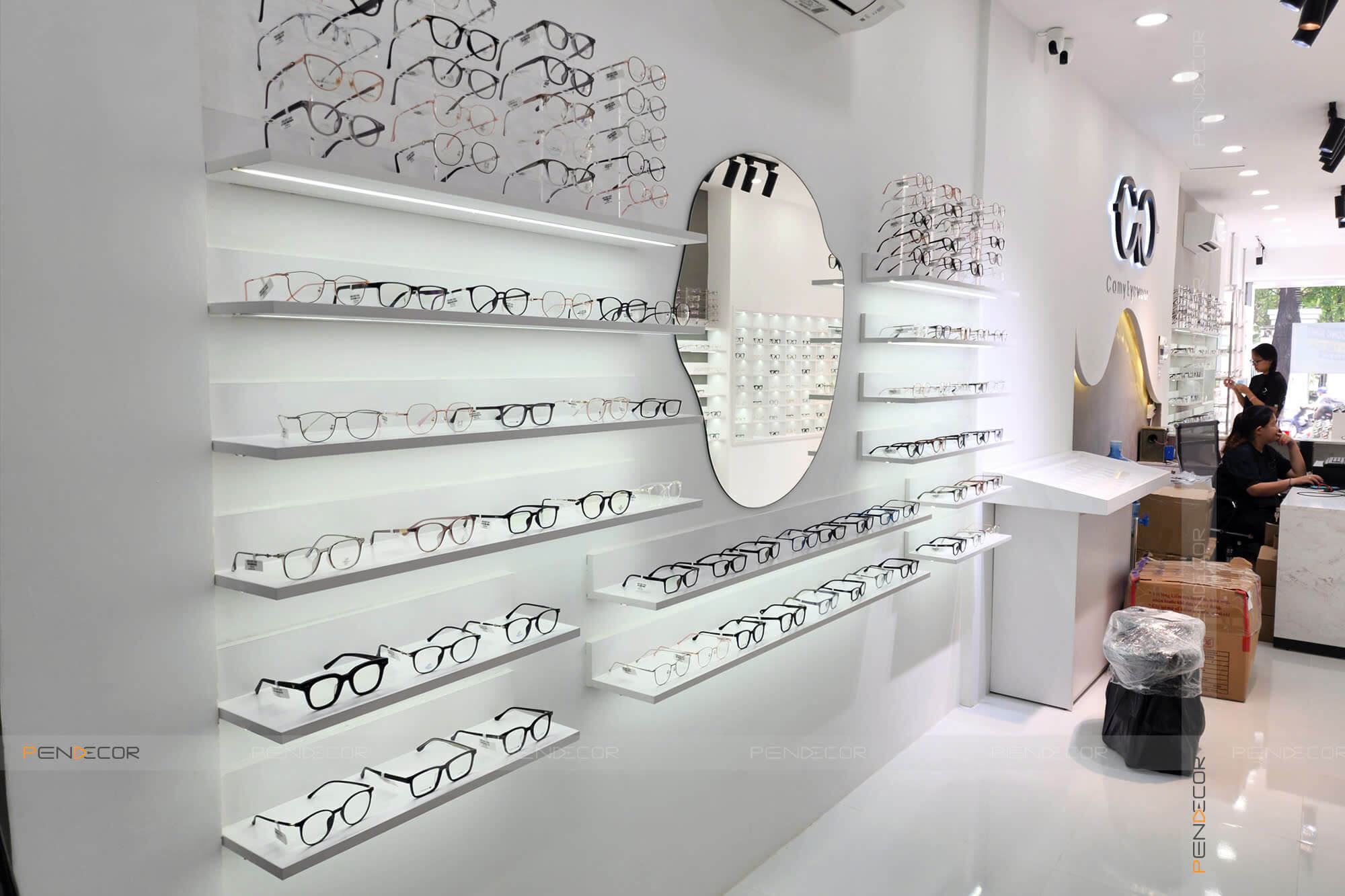 Thi Công Shop Mắt Kinh Camy Thủ Đức