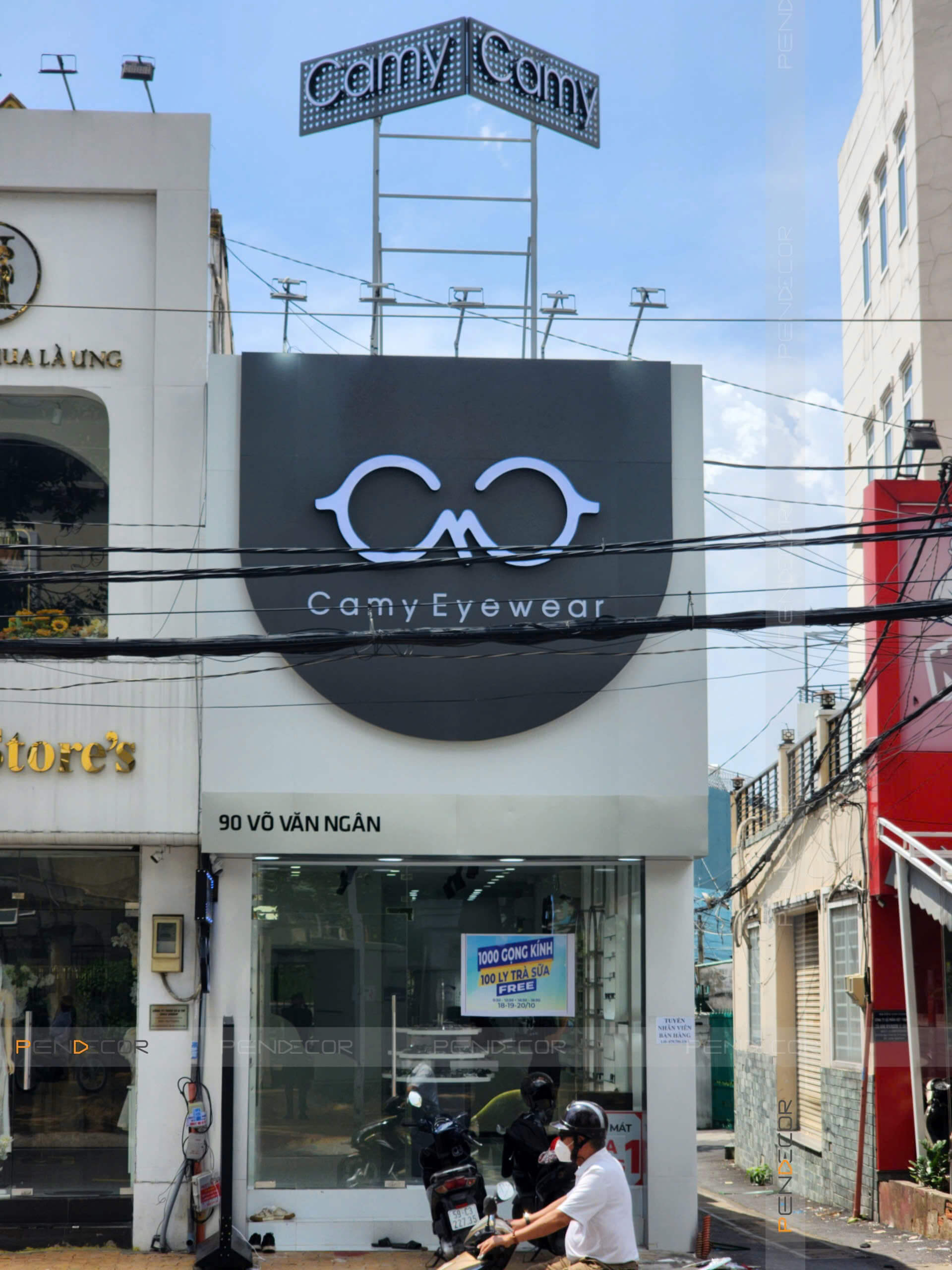 Thi Công Shop Mắt Kinh Camy Thủ Đức