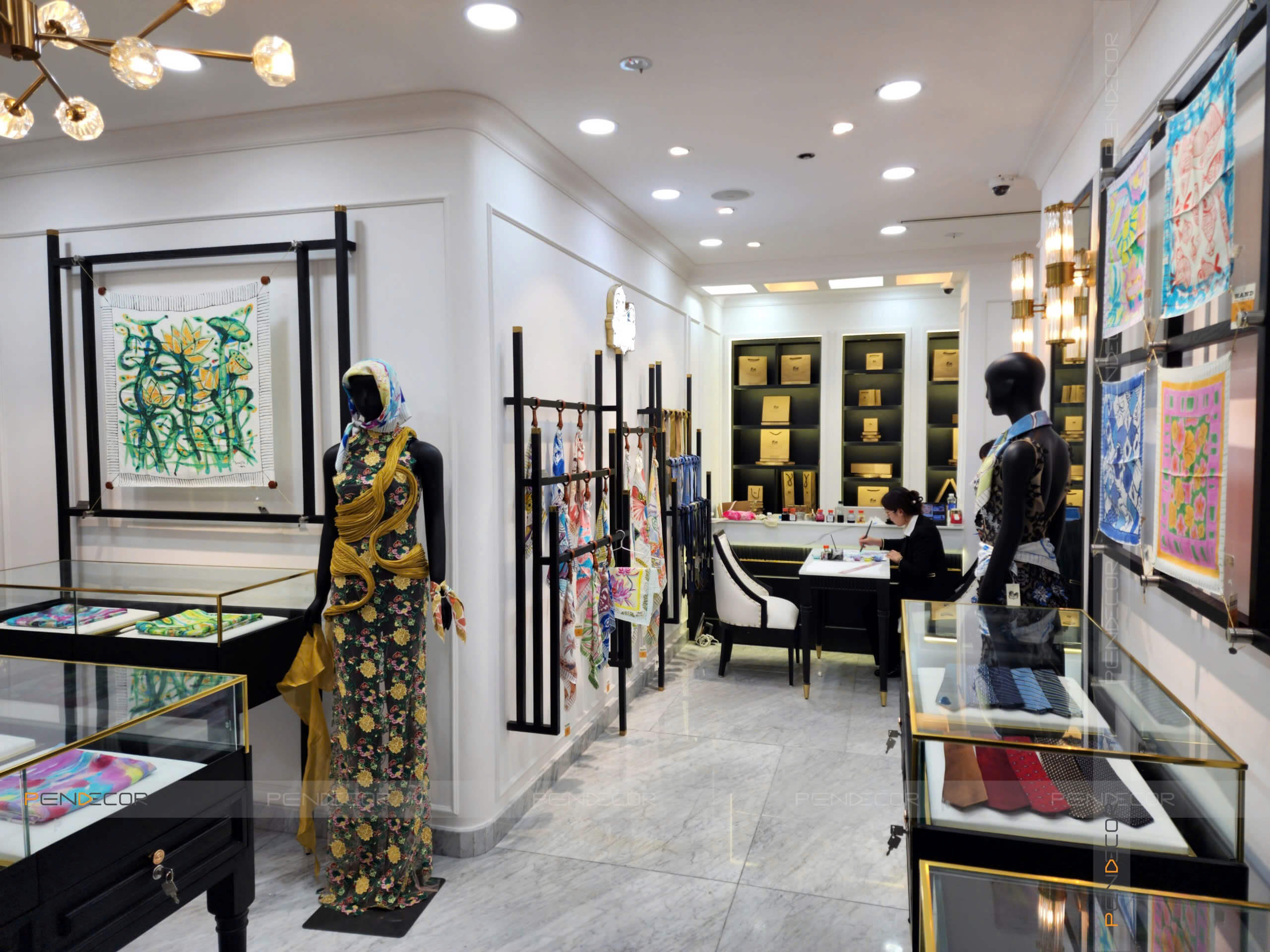 Thi Công Shop Thời Trang Daisu Silk