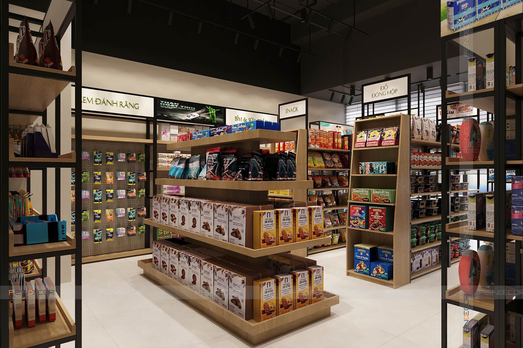 Thiết Kế Siêu Thị Mini Chanh Market