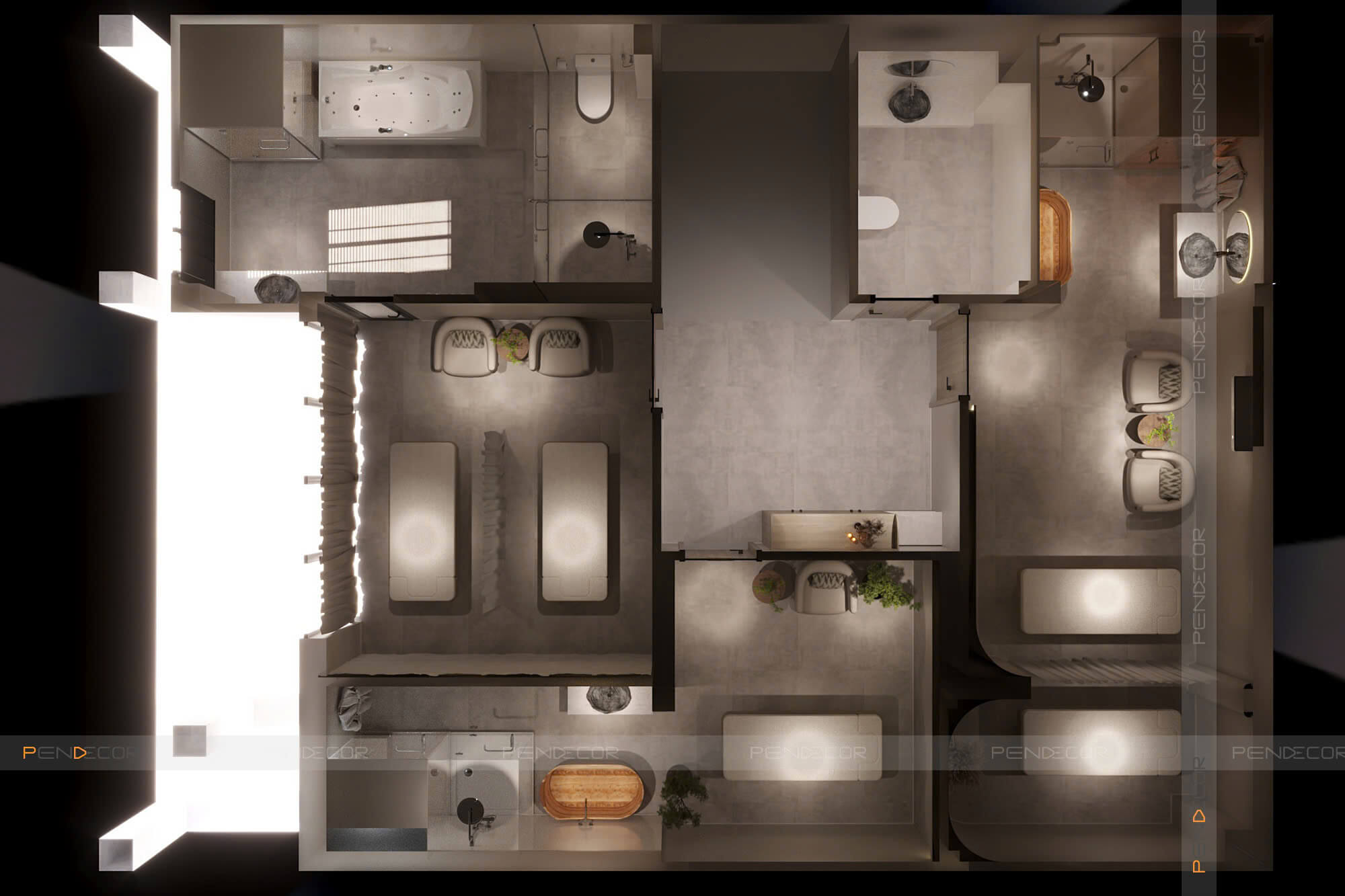 Thiết Kế Spa Havana (Tầng 1)