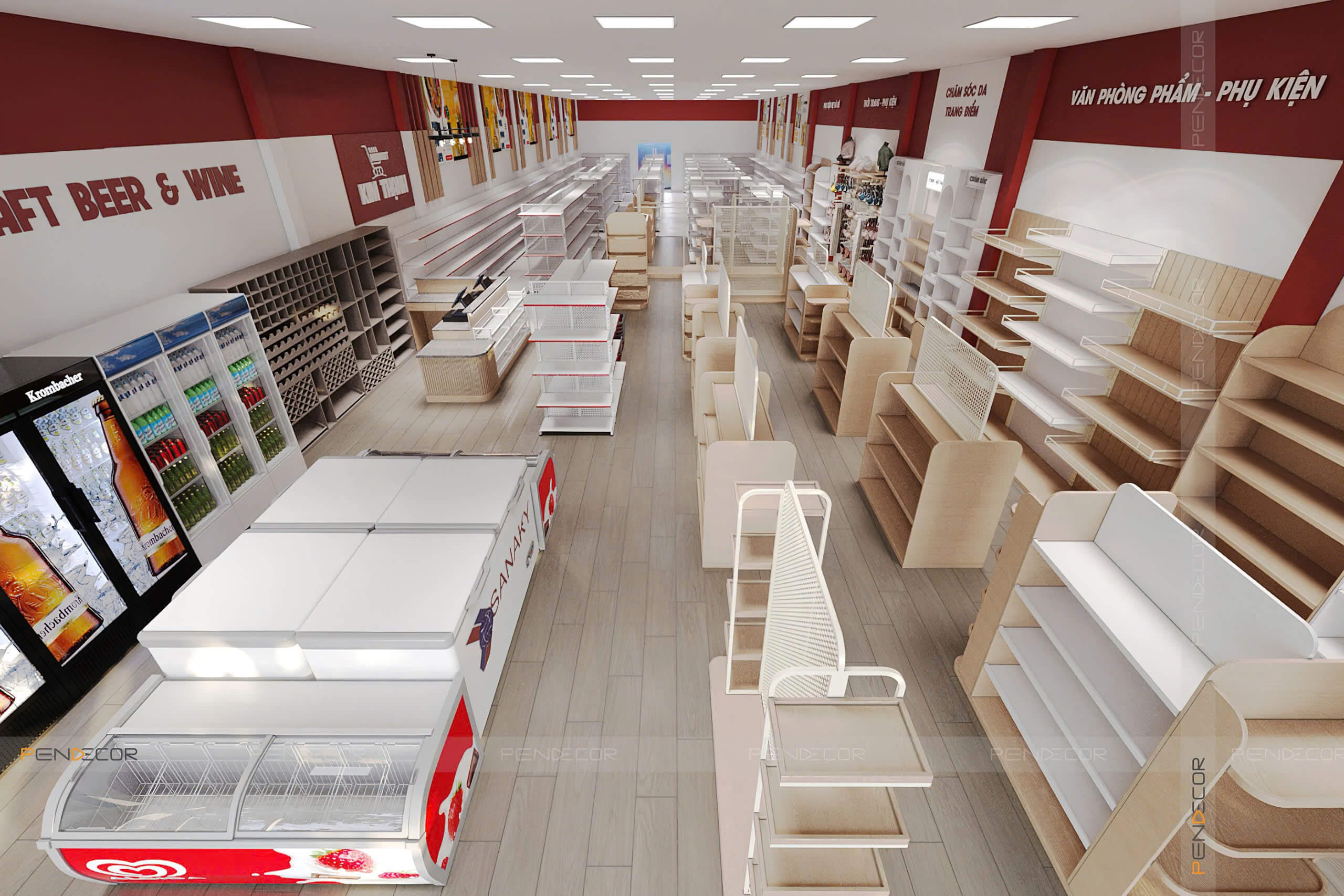 Thiết Kế Siêu Thị Mini Kim Thạnh