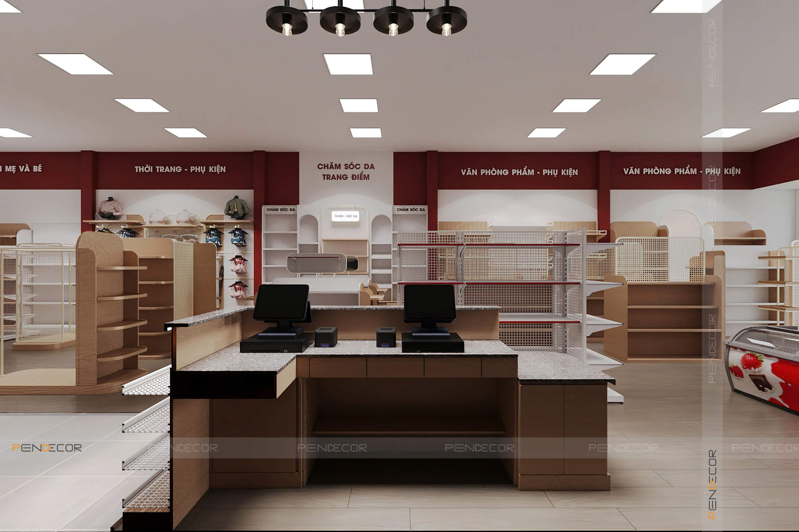 Thiết Kế Siêu Thị Mini Kim Thạnh