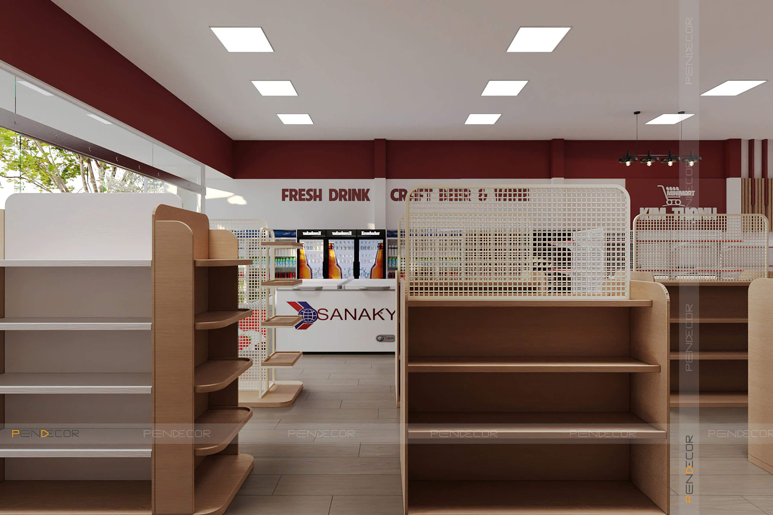 Thiết Kế Siêu Thị Mini Kim Thạnh