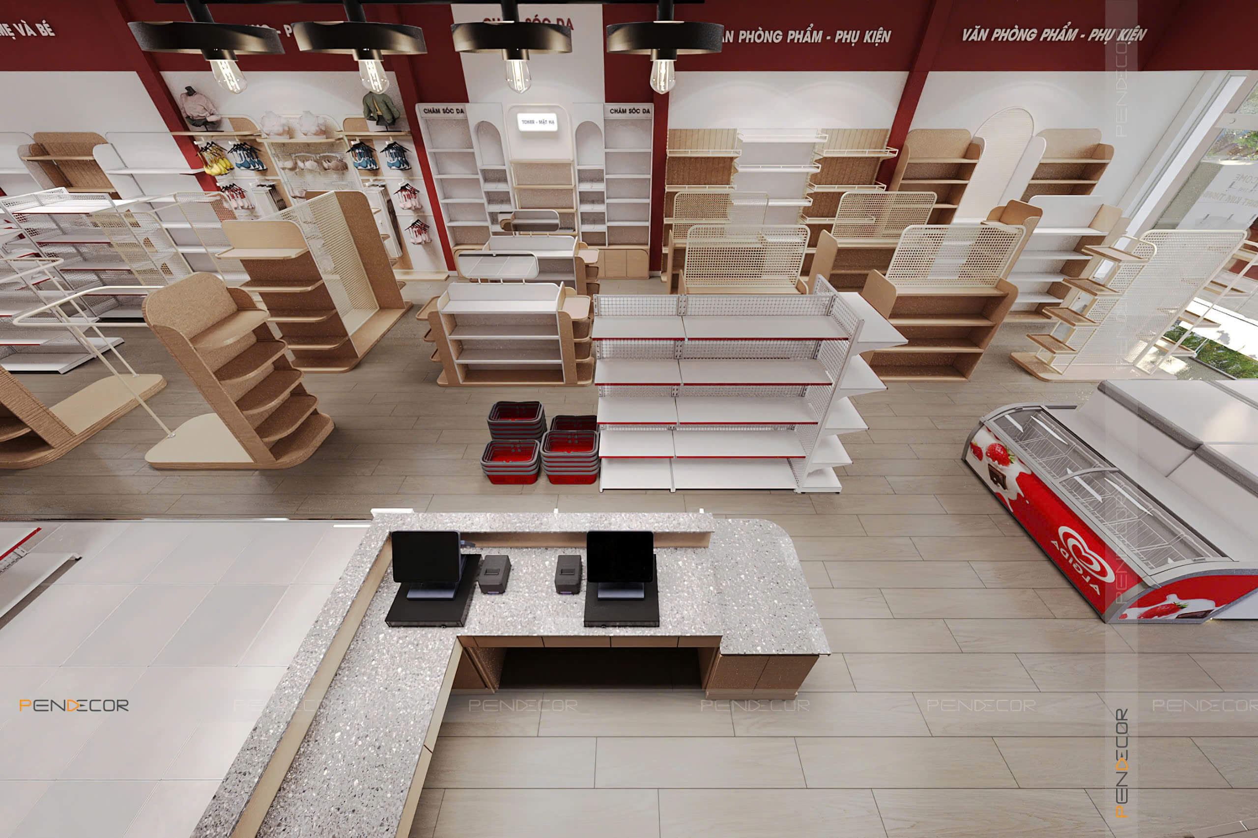 Thiết Kế Siêu Thị Mini Kim Thạnh