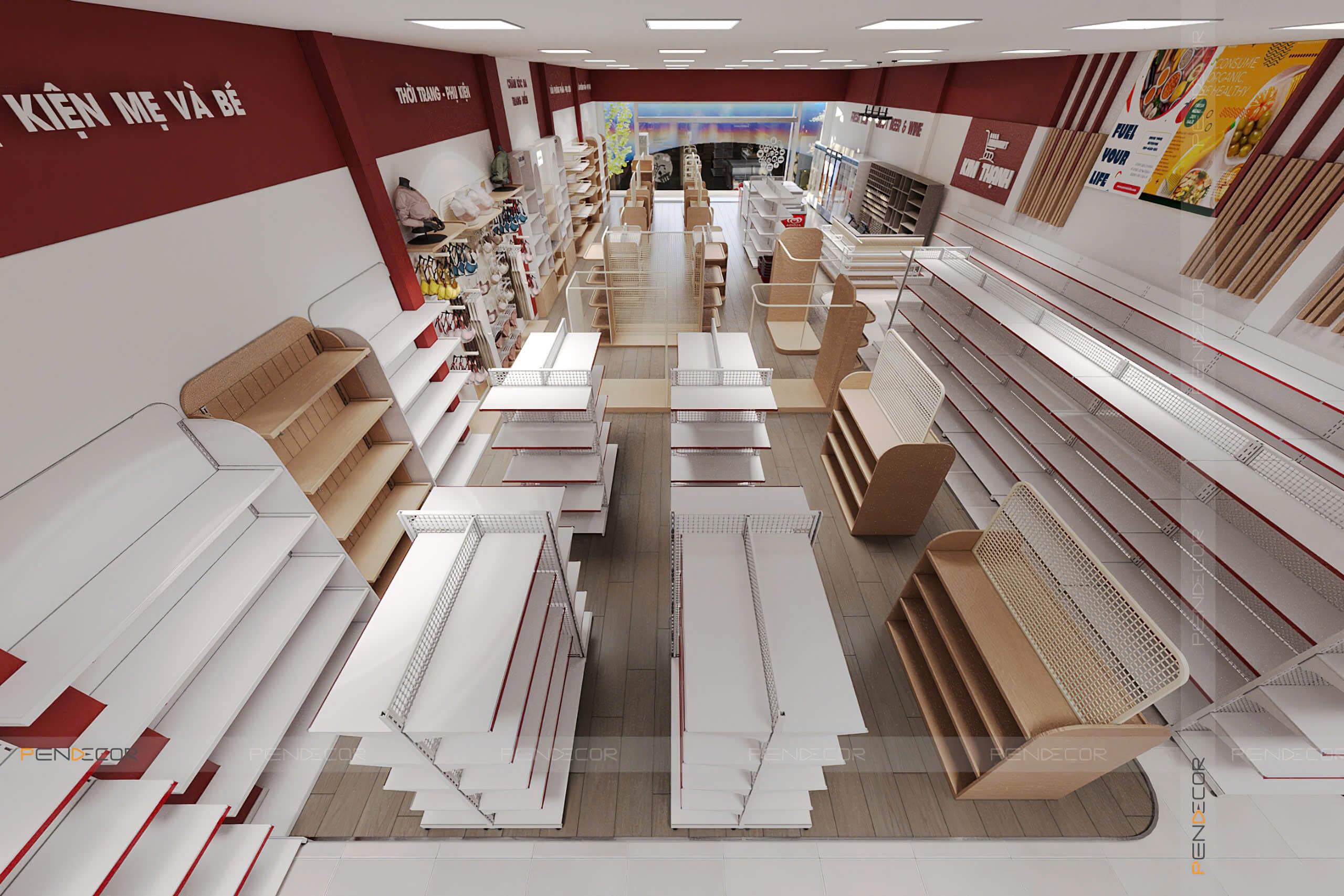 Thiết Kế Siêu Thị Mini Kim Thạnh