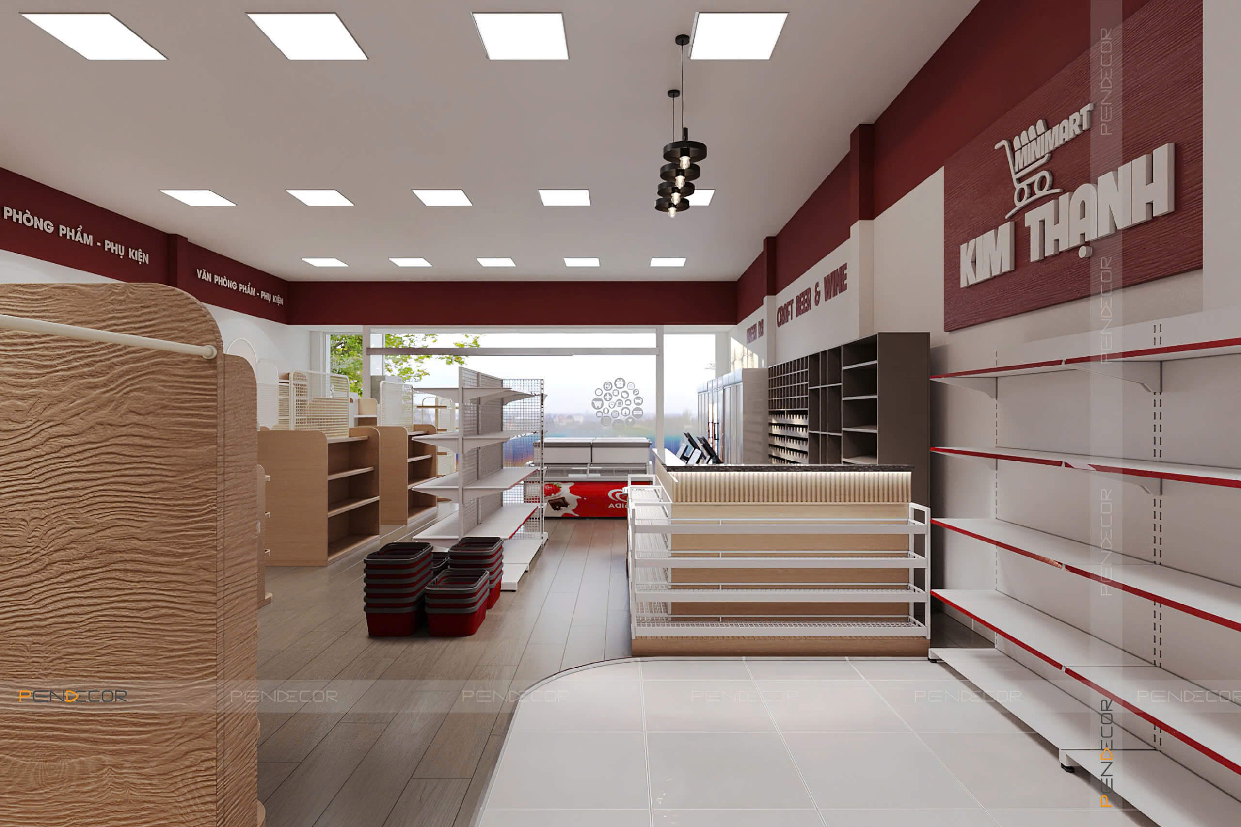 Thiết Kế Siêu Thị Mini Kim Thạnh