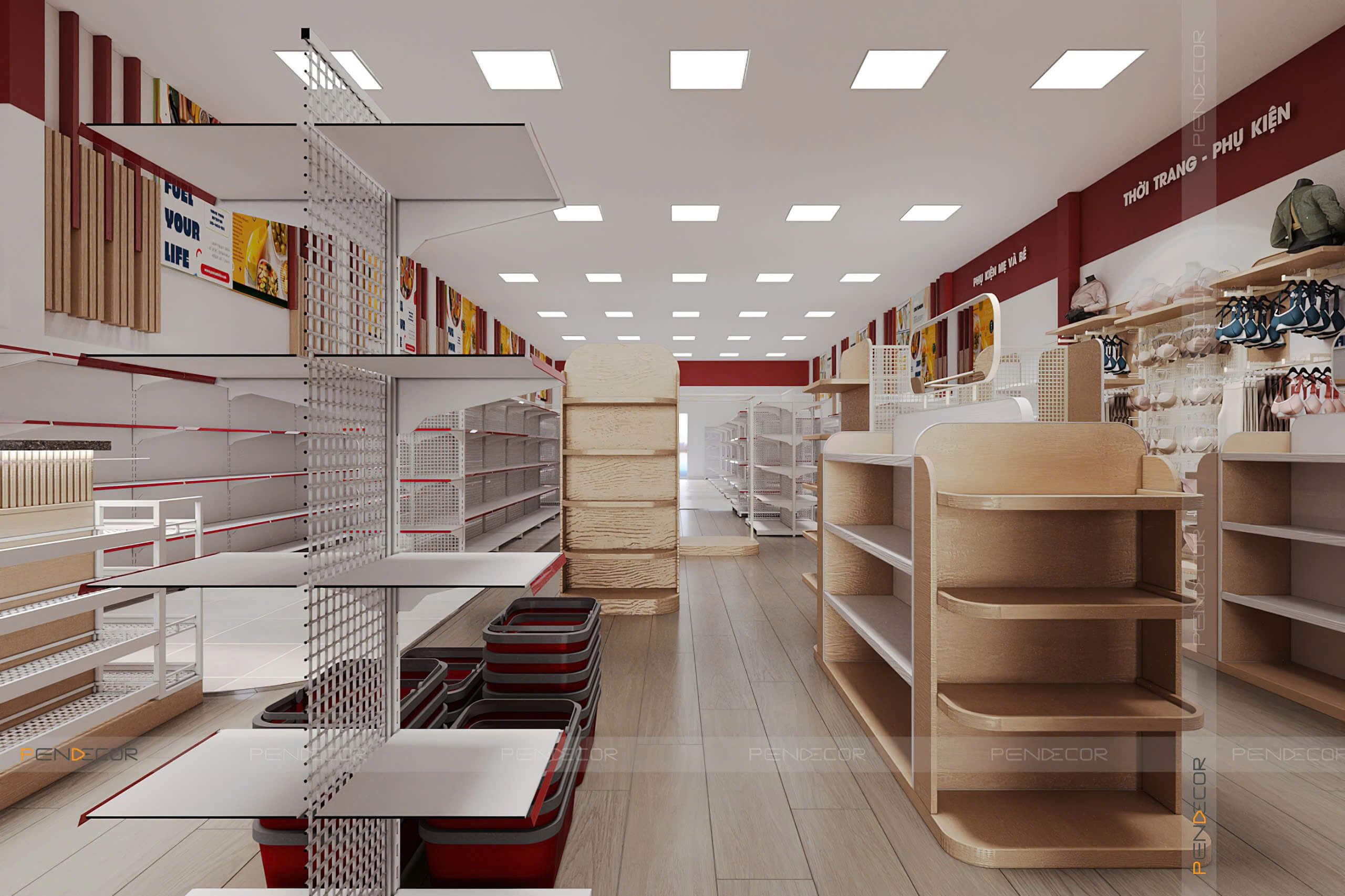 Thiết Kế Siêu Thị Mini Kim Thạnh