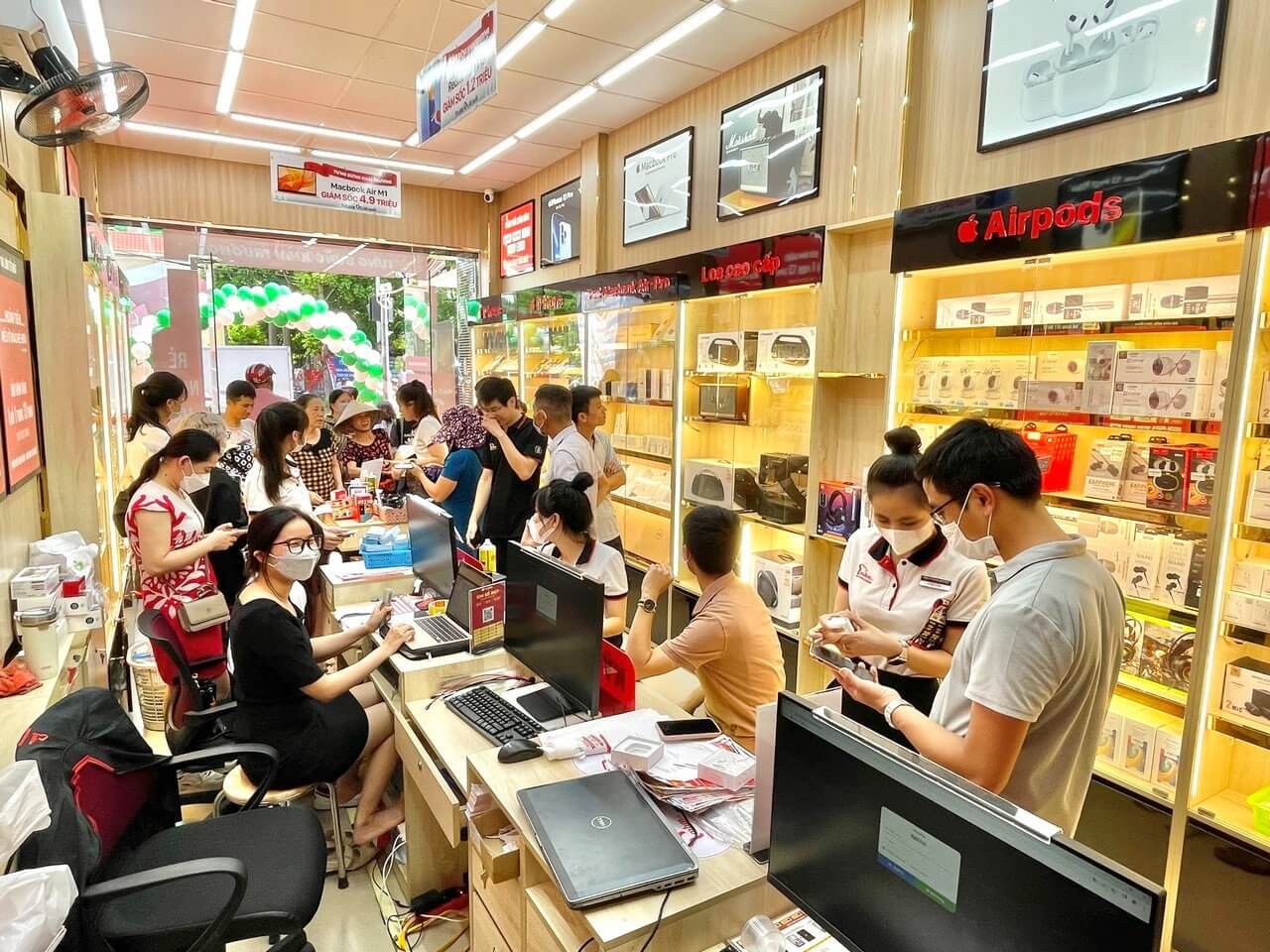 cửa hàng điện thoại còn mở cửa Pendecor