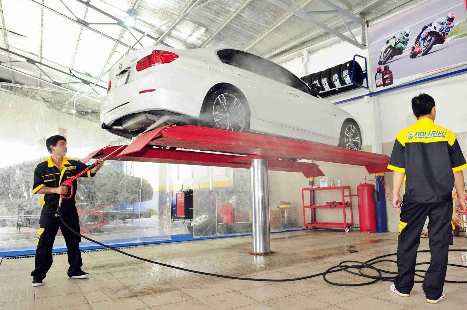 chi phí mở tiệm rửa xe ô tô Pendecor