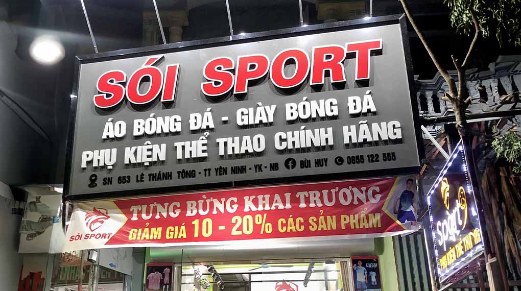 bảng hiệu shop đẹp Pendecor