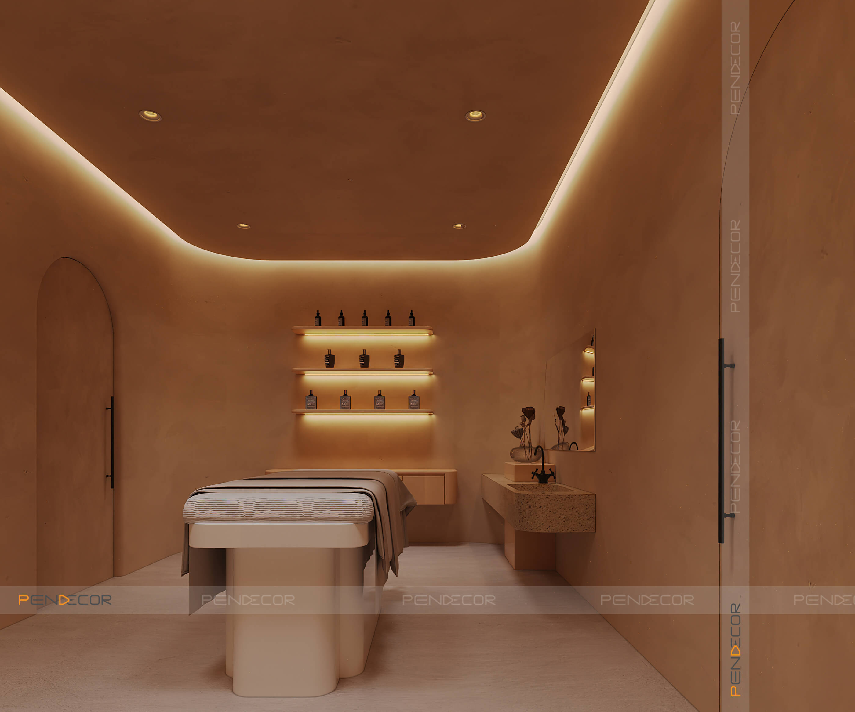 Minimalism Spa Concept - EMO-ARTISTRY
