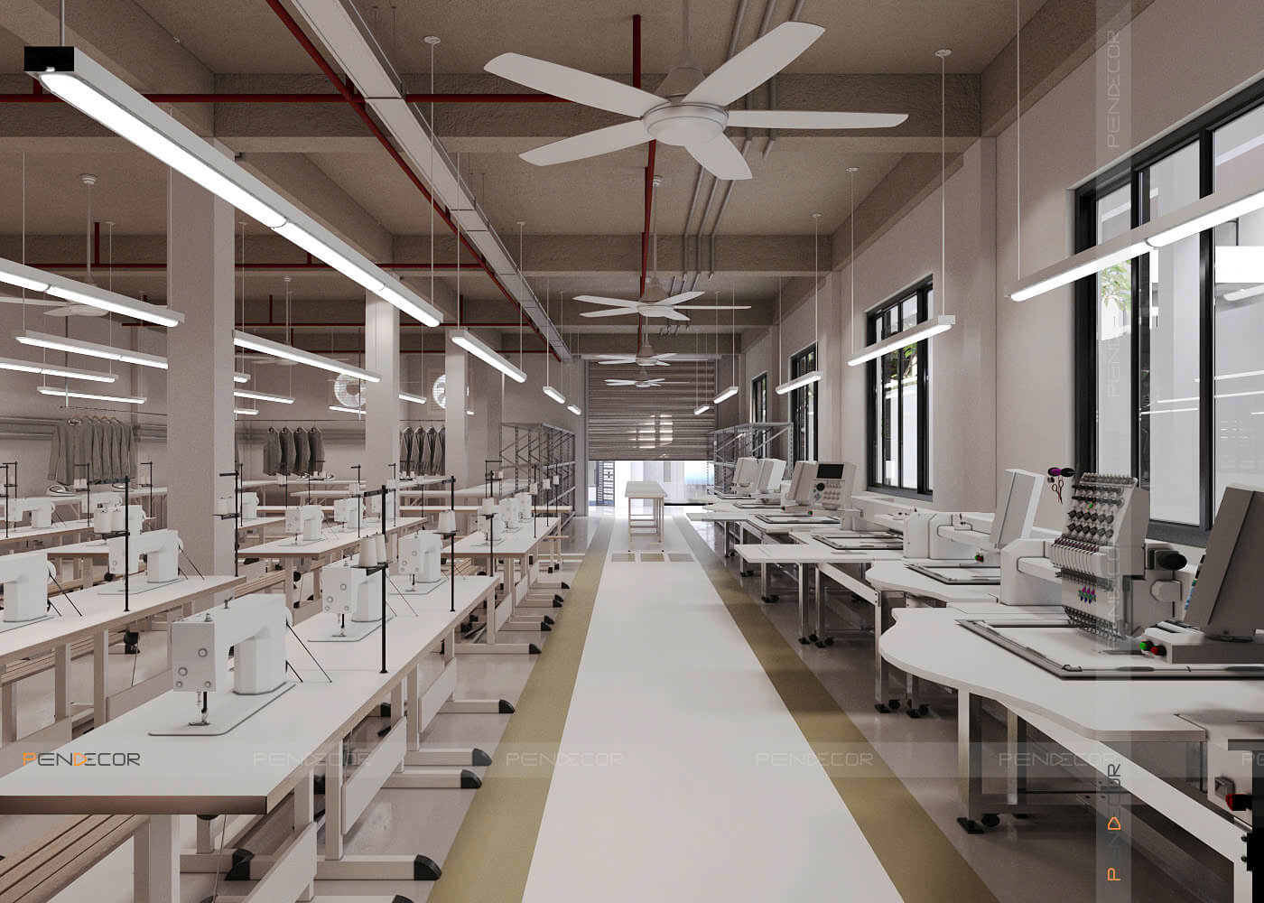 Thiết Kế Showroom Phi Loan (Trệt + Mặt Tiền)