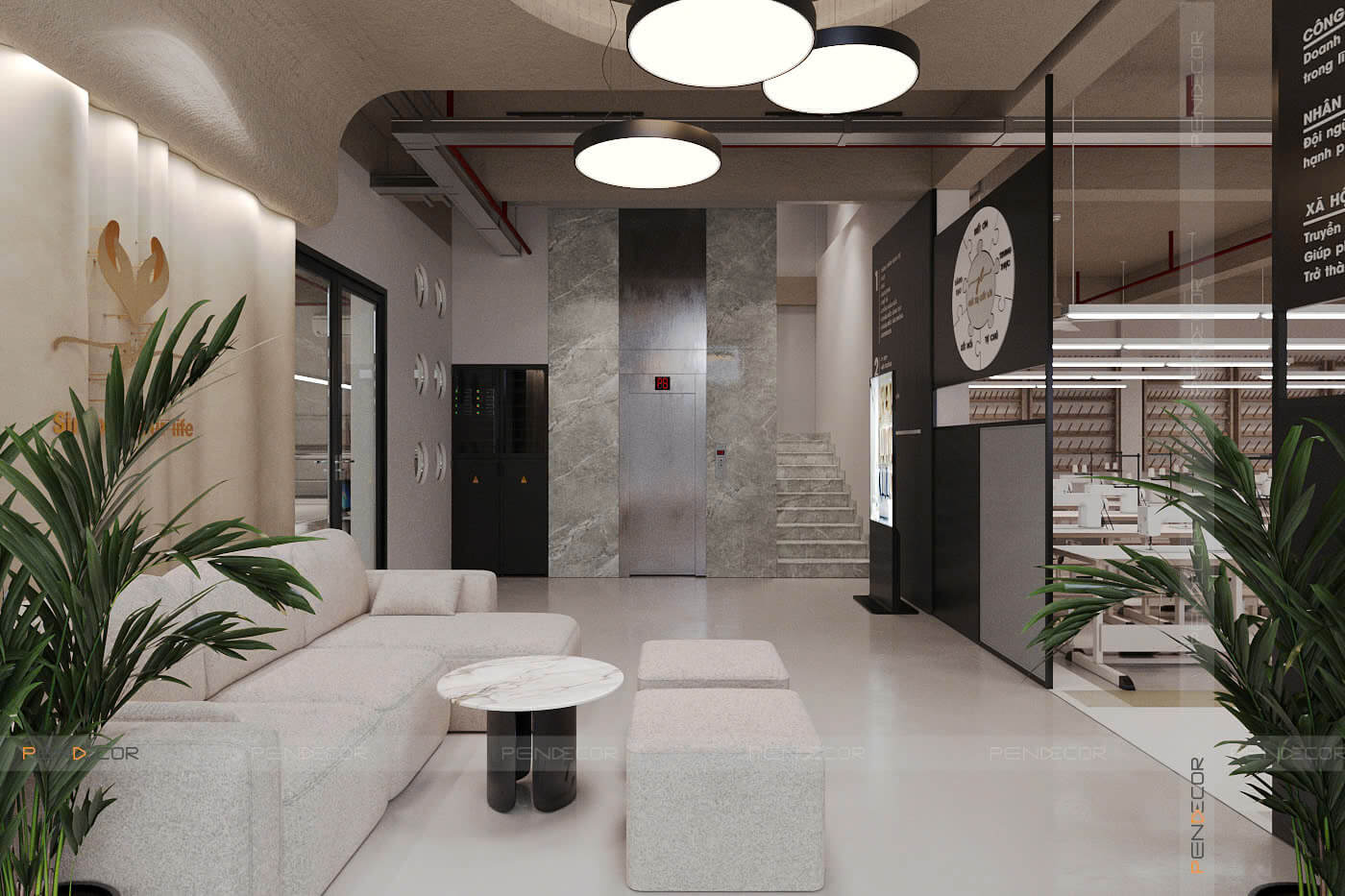 Thiết Kế Showroom Phi Loan (Trệt + Mặt Tiền)