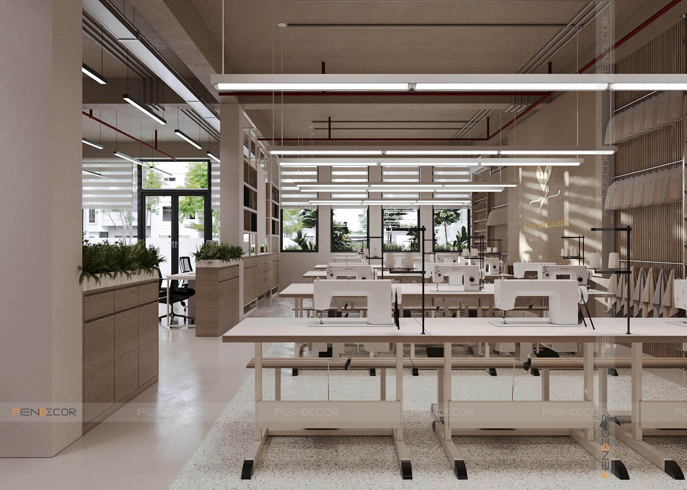 Thiết Kế Showroom Phi Loan (Trệt + Mặt Tiền)