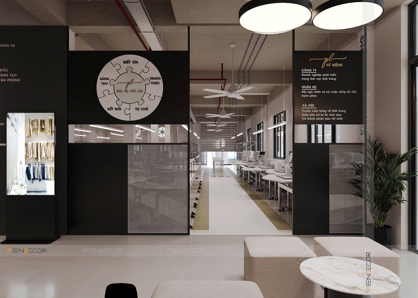 Thiết Kế Showroom Phi Loan (Trệt + Mặt Tiền)