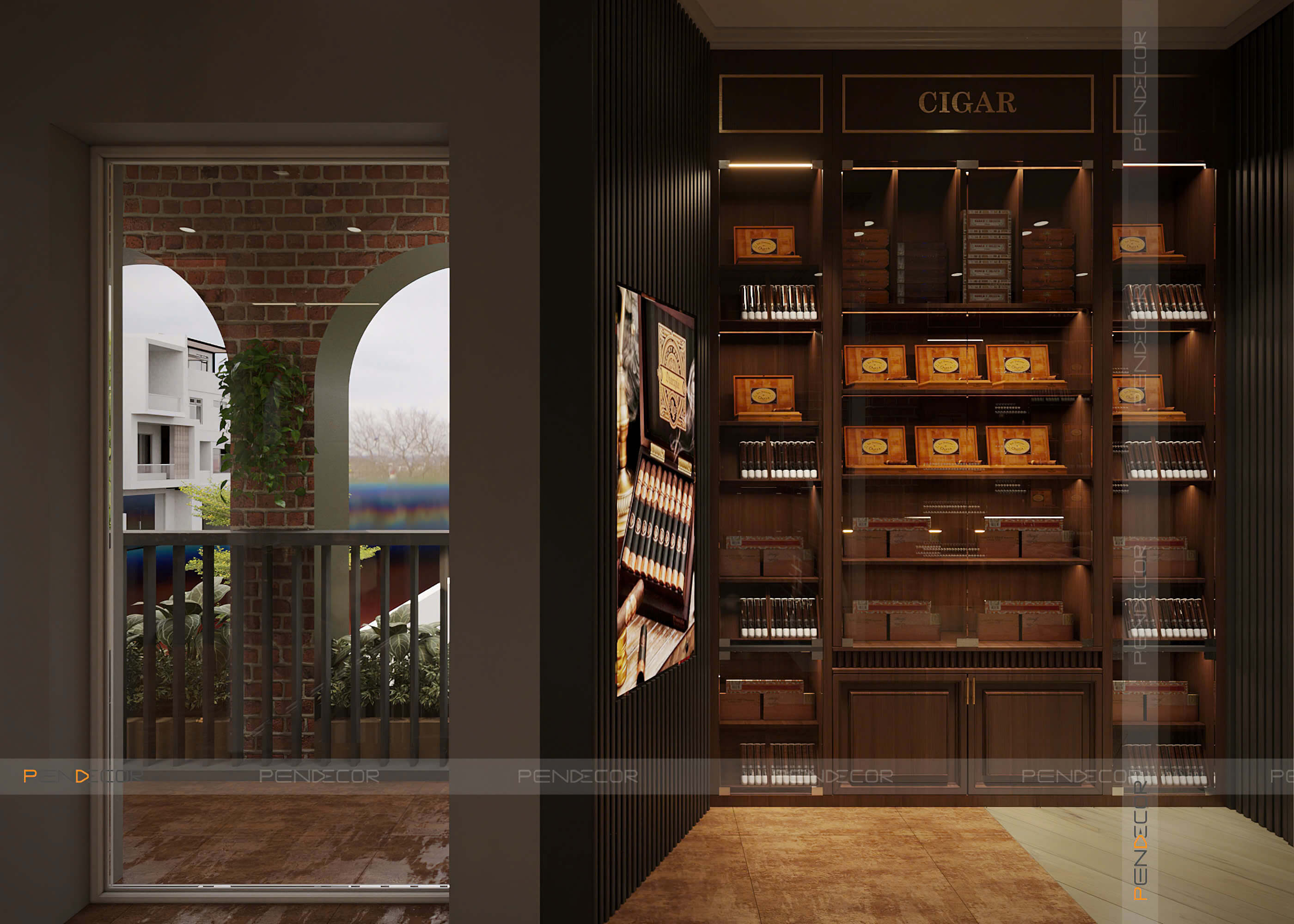 Thiết Kế Showroom Cuồng Rượu