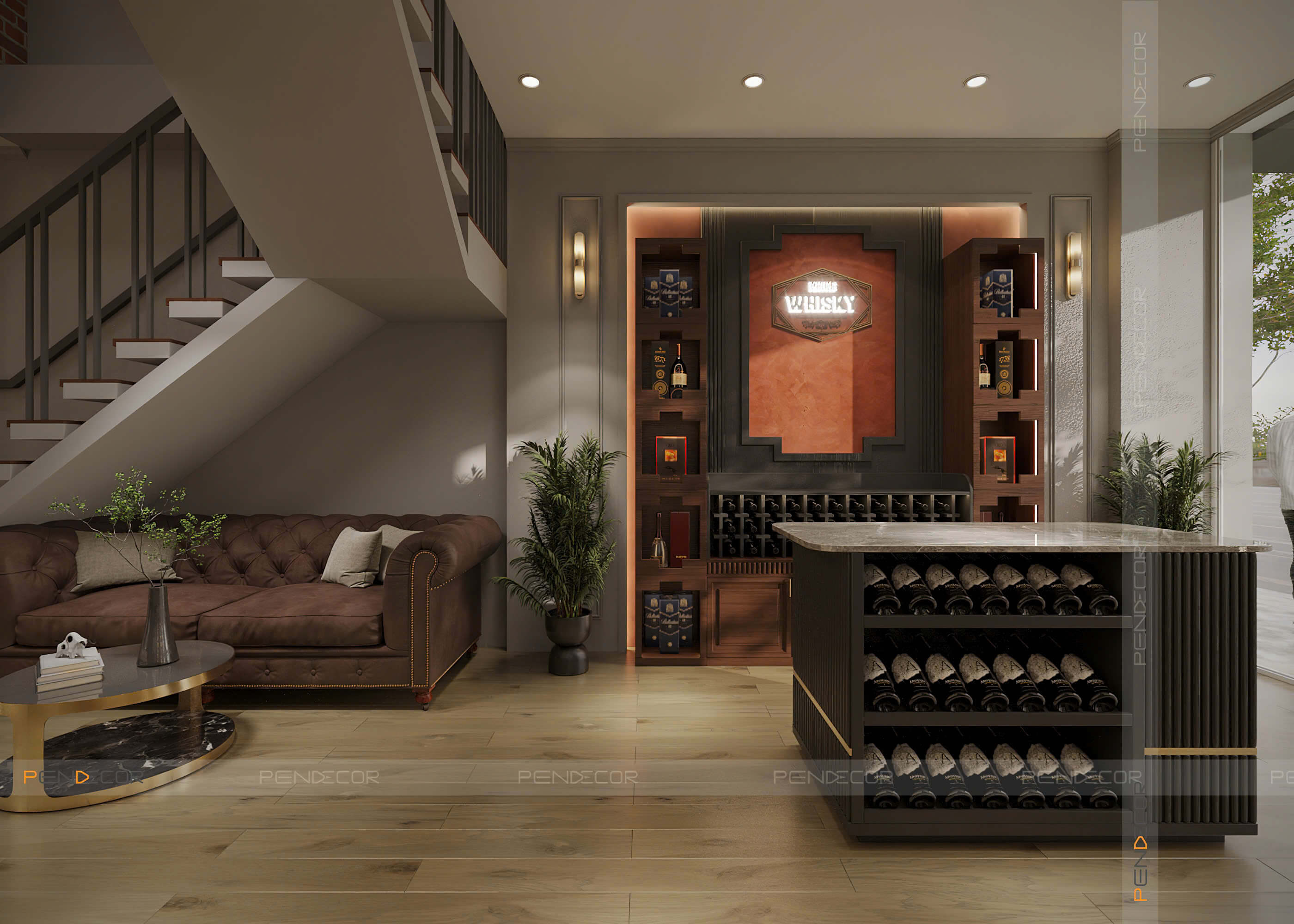 Thiết Kế Showroom Cuồng Rượu