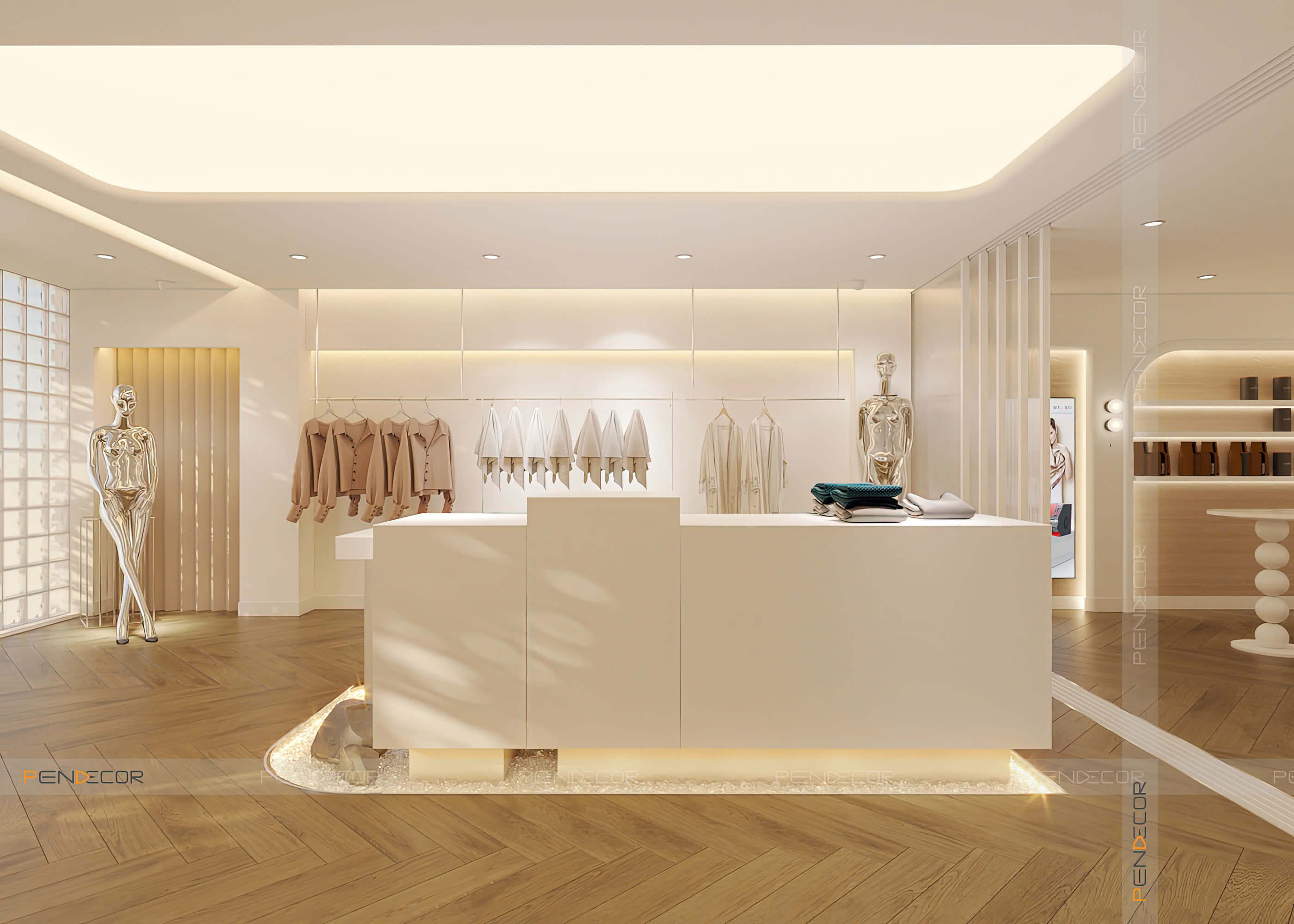 Thiết Kế Showroom Vải Phan Trần