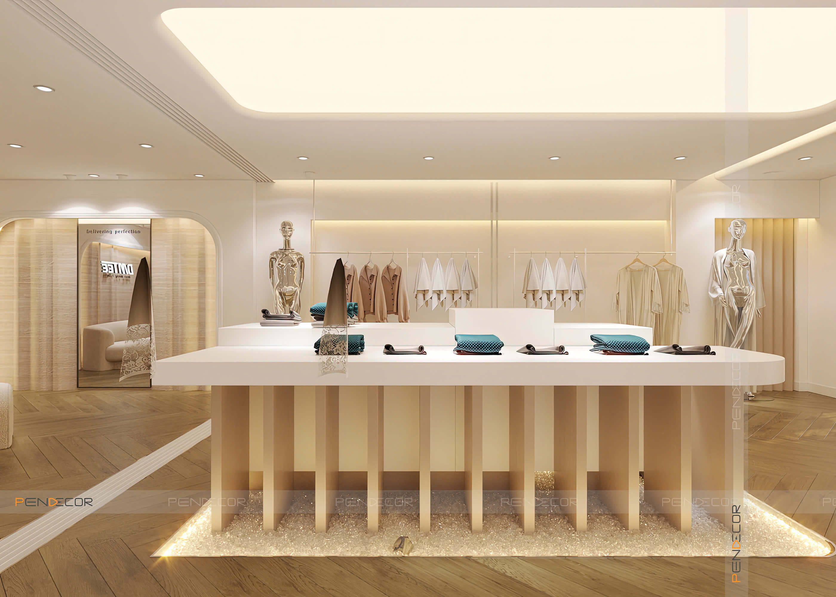 Thiết Kế Showroom Vải Phan Trần