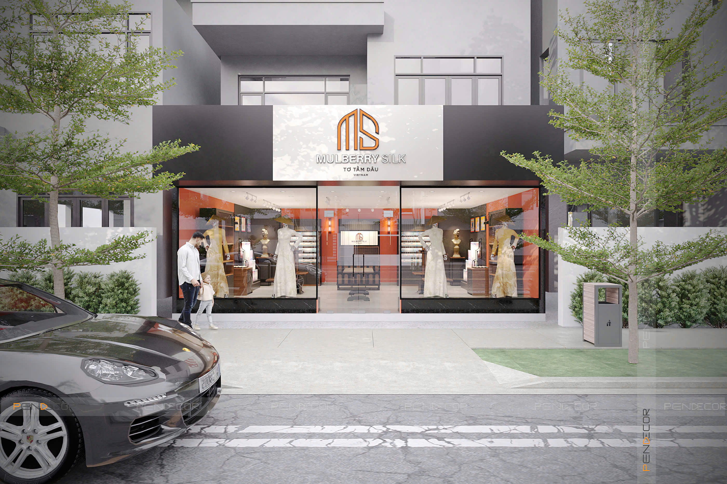 Thiết Kế Showroom Mulberry Silk