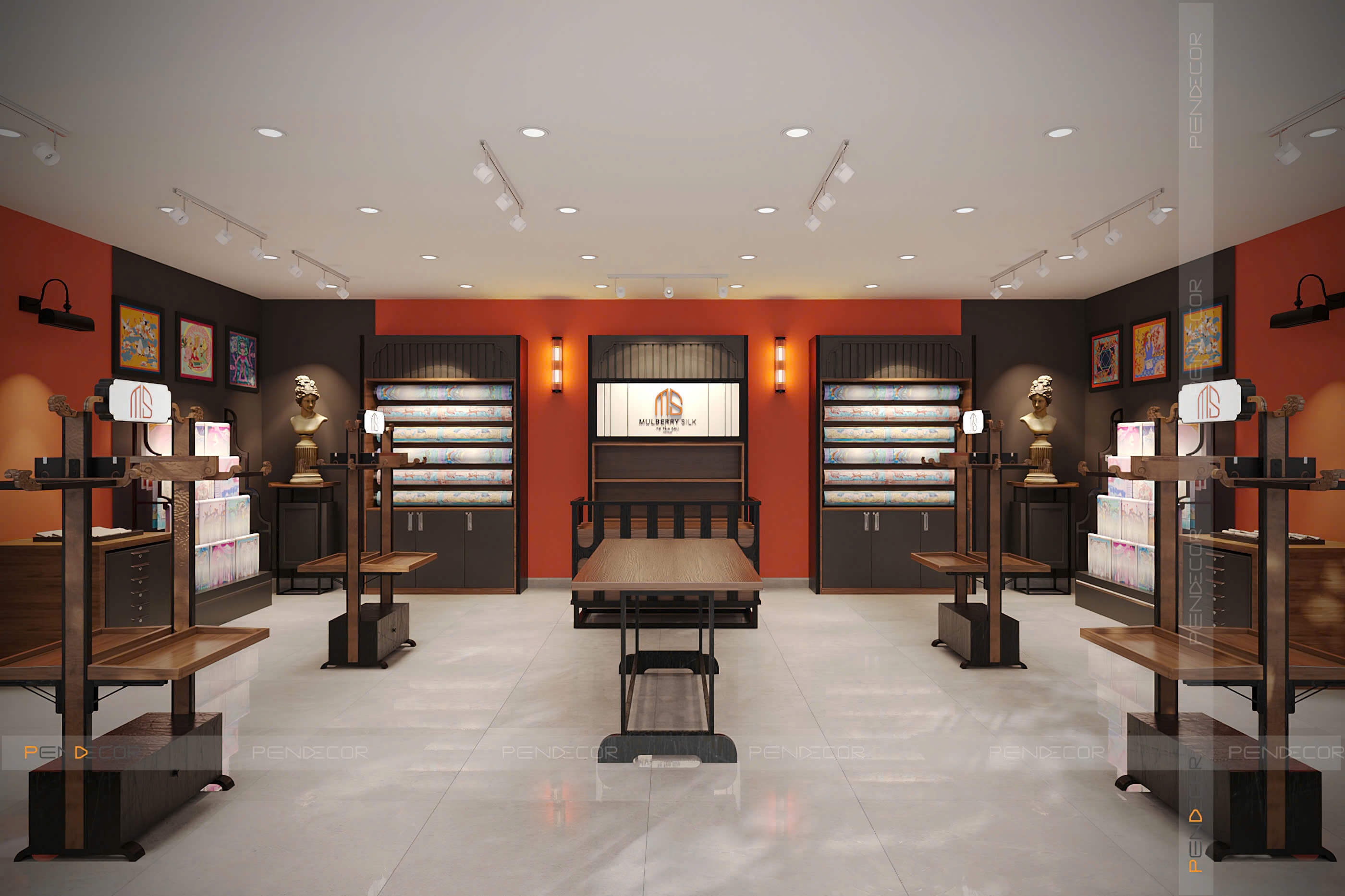 Thiết Kế Showroom Mulberry Silk