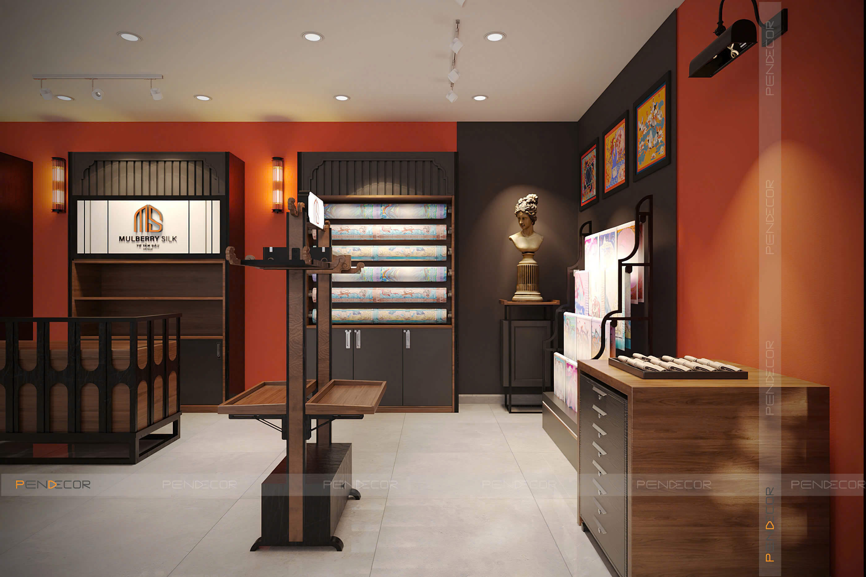 Thiết Kế Showroom Mulberry Silk