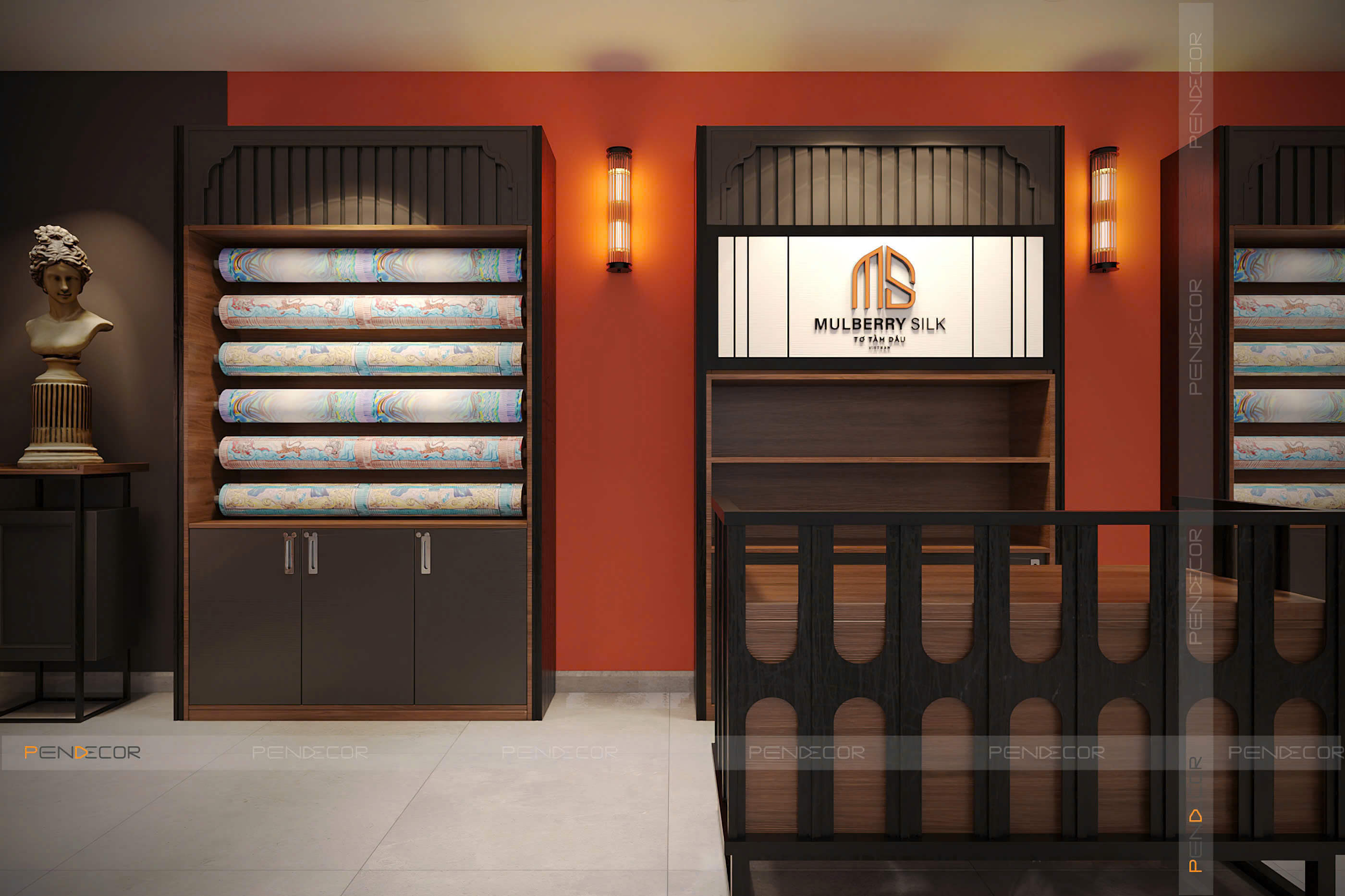 Thiết Kế Showroom Mulberry Silk