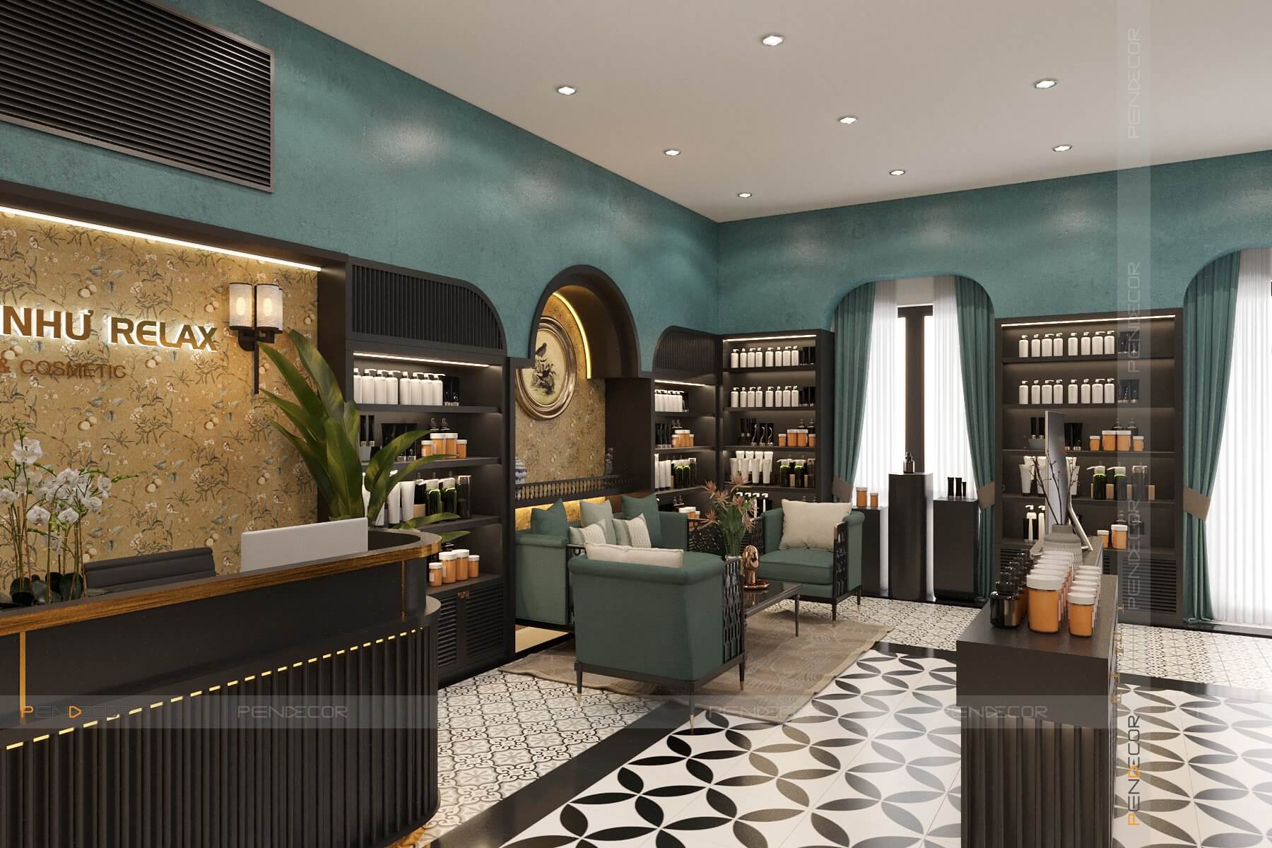 các mẫu thiết kế spa mini