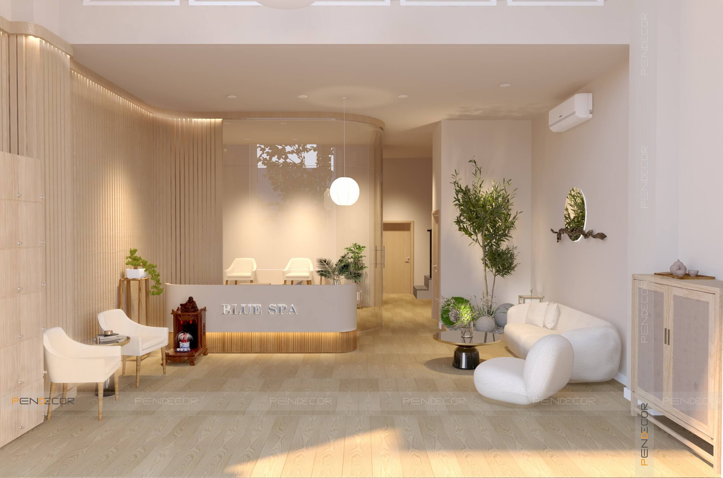 thiết kế thi công spa Pendecor