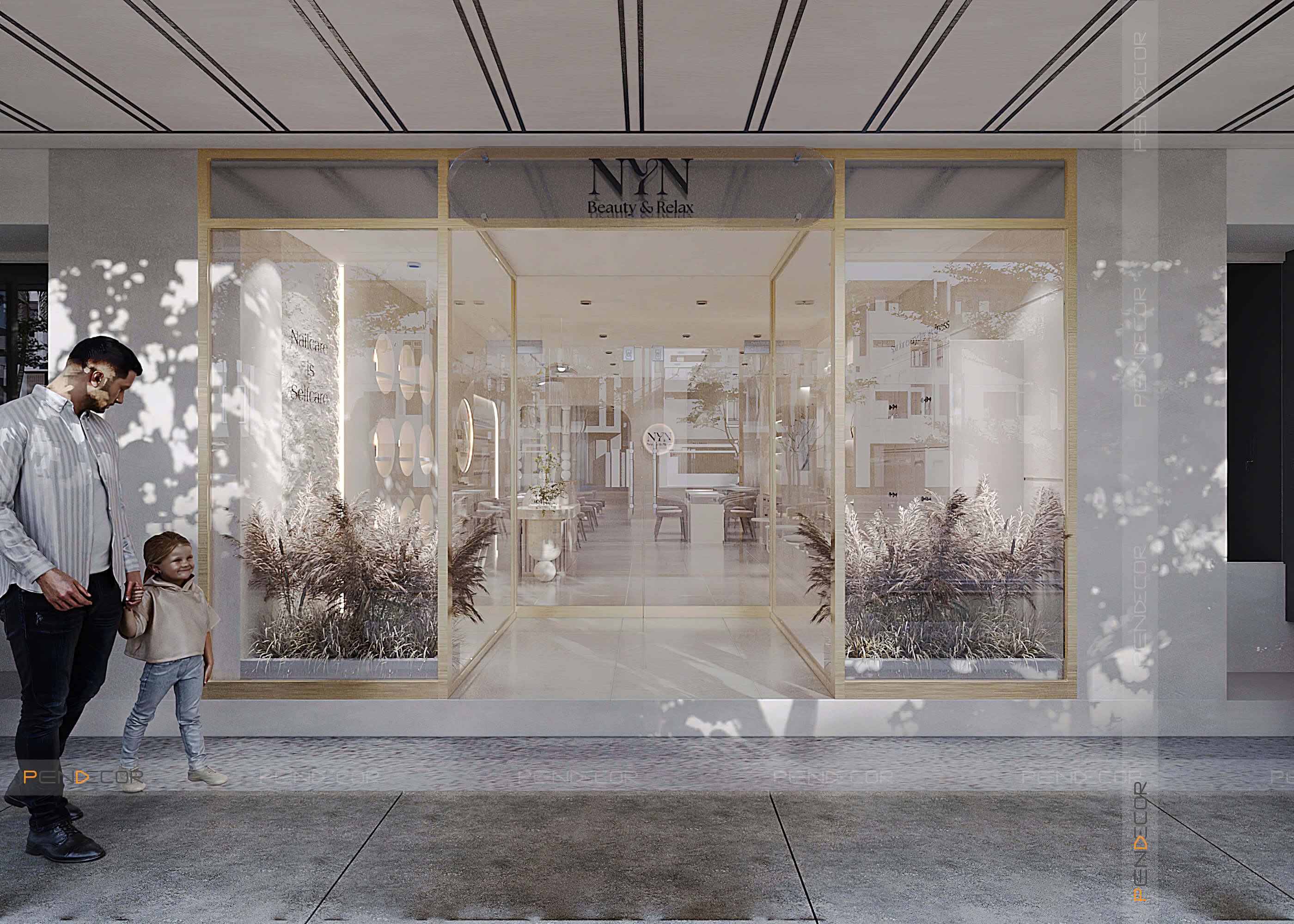 Thiết Kế Tiệm Nail Nyn