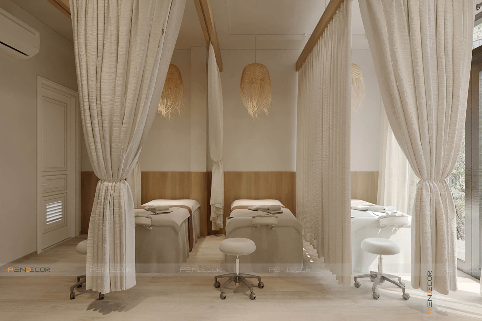 thiet ke spa Pendecor