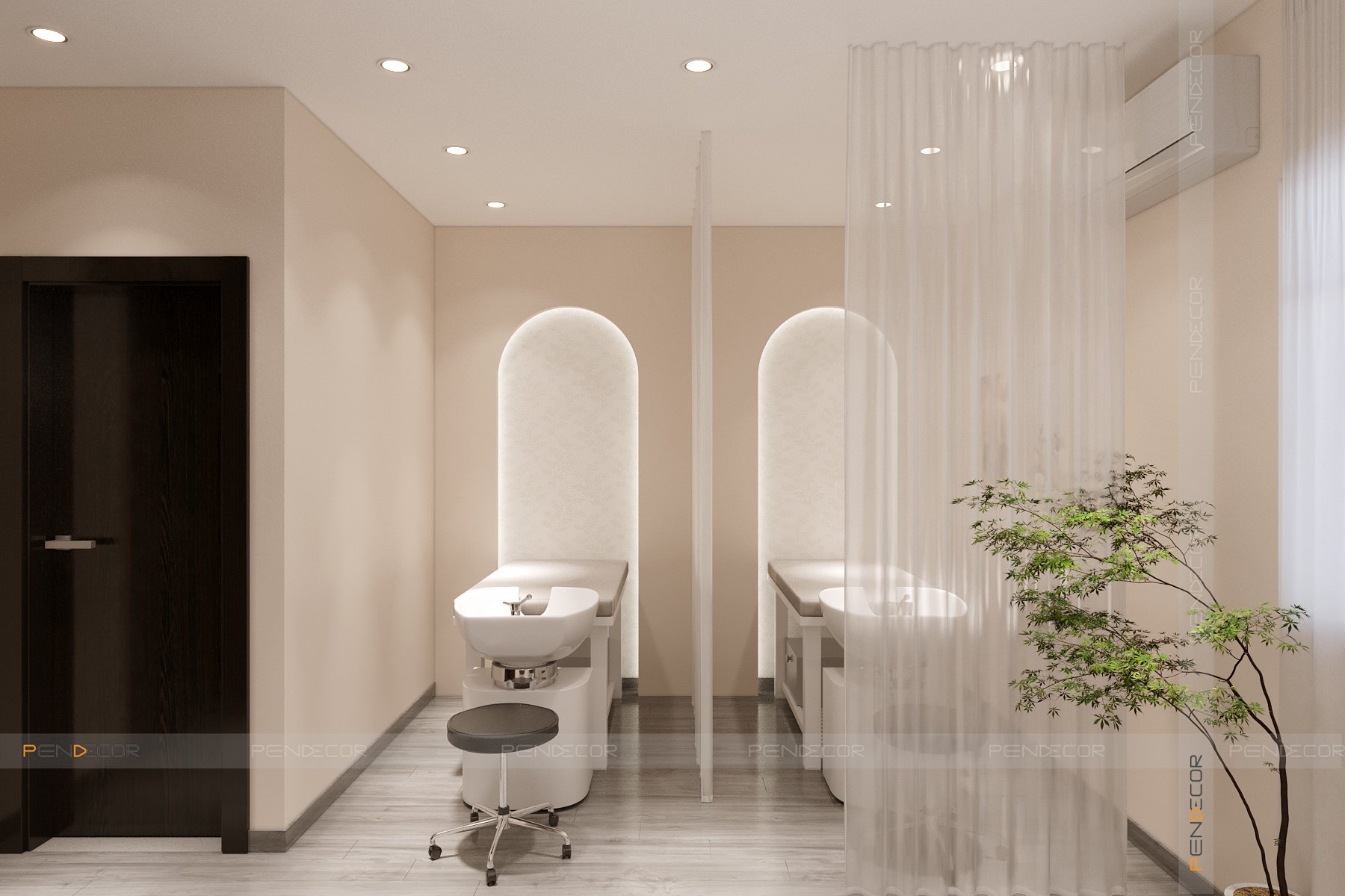 thiết kế spa đẹp Pendecor