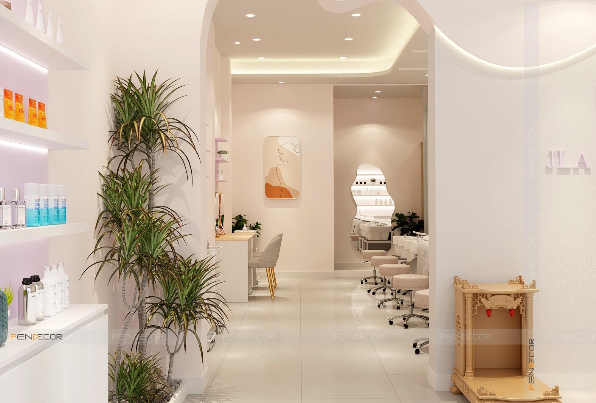 setup spa nhỏ Pendecor