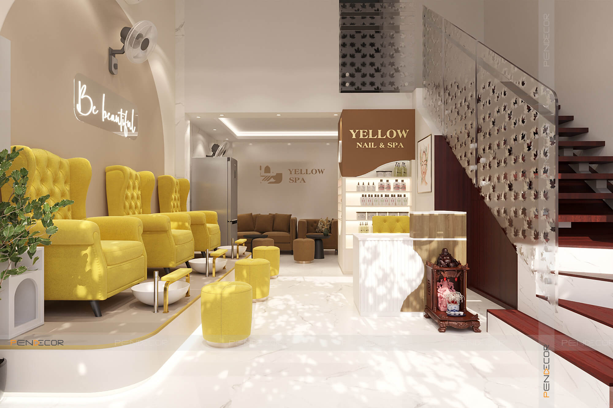 nội thất spa Pendecor