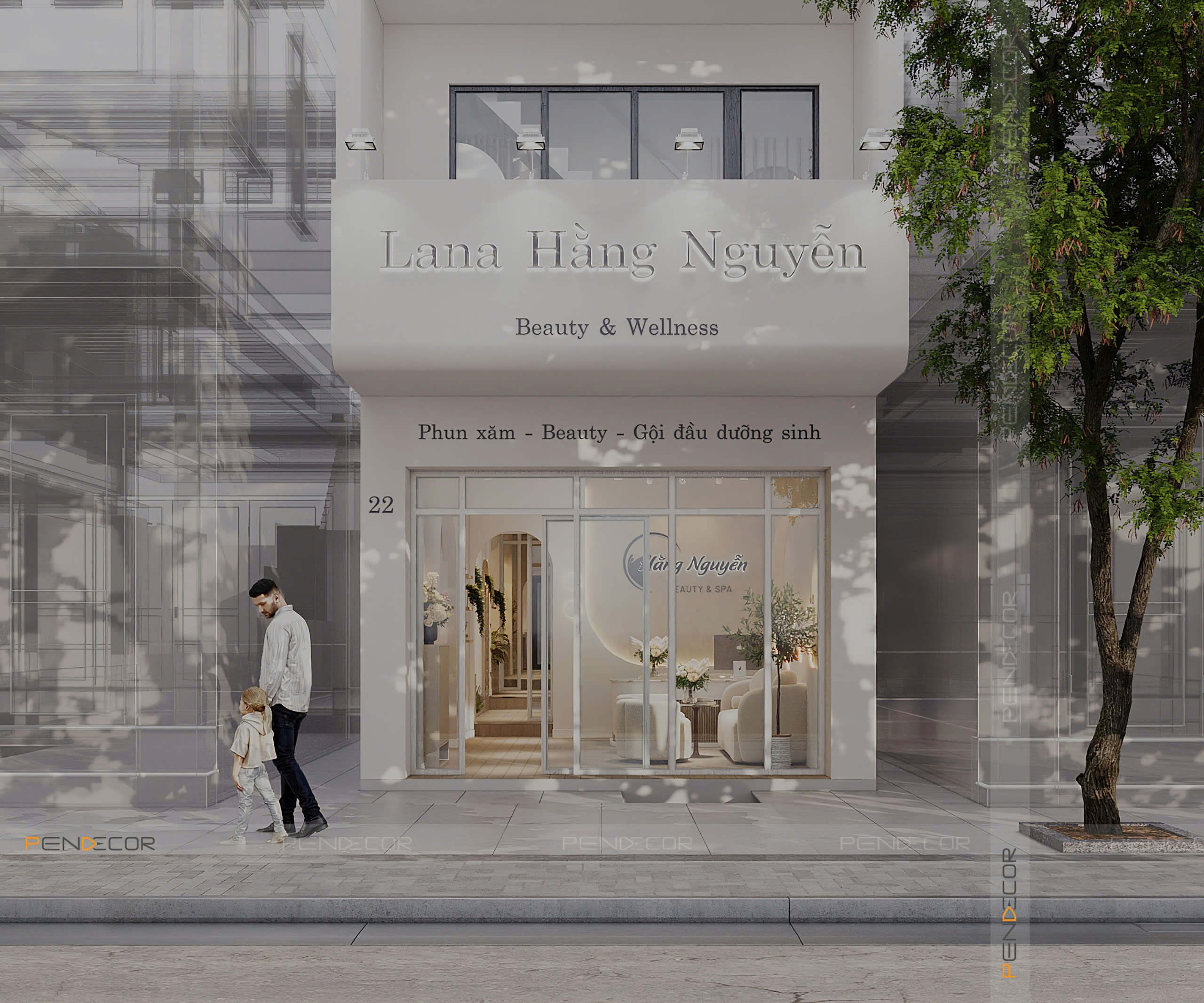 mẫu spa Pendecor