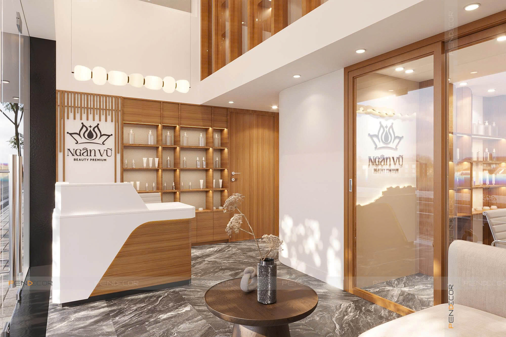 spa mini thiết kế spa nhỏ xinh