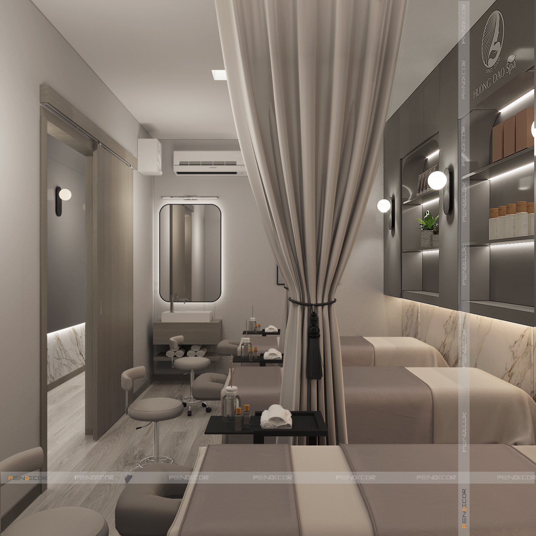 thiết kế spa đẹp Pendecor