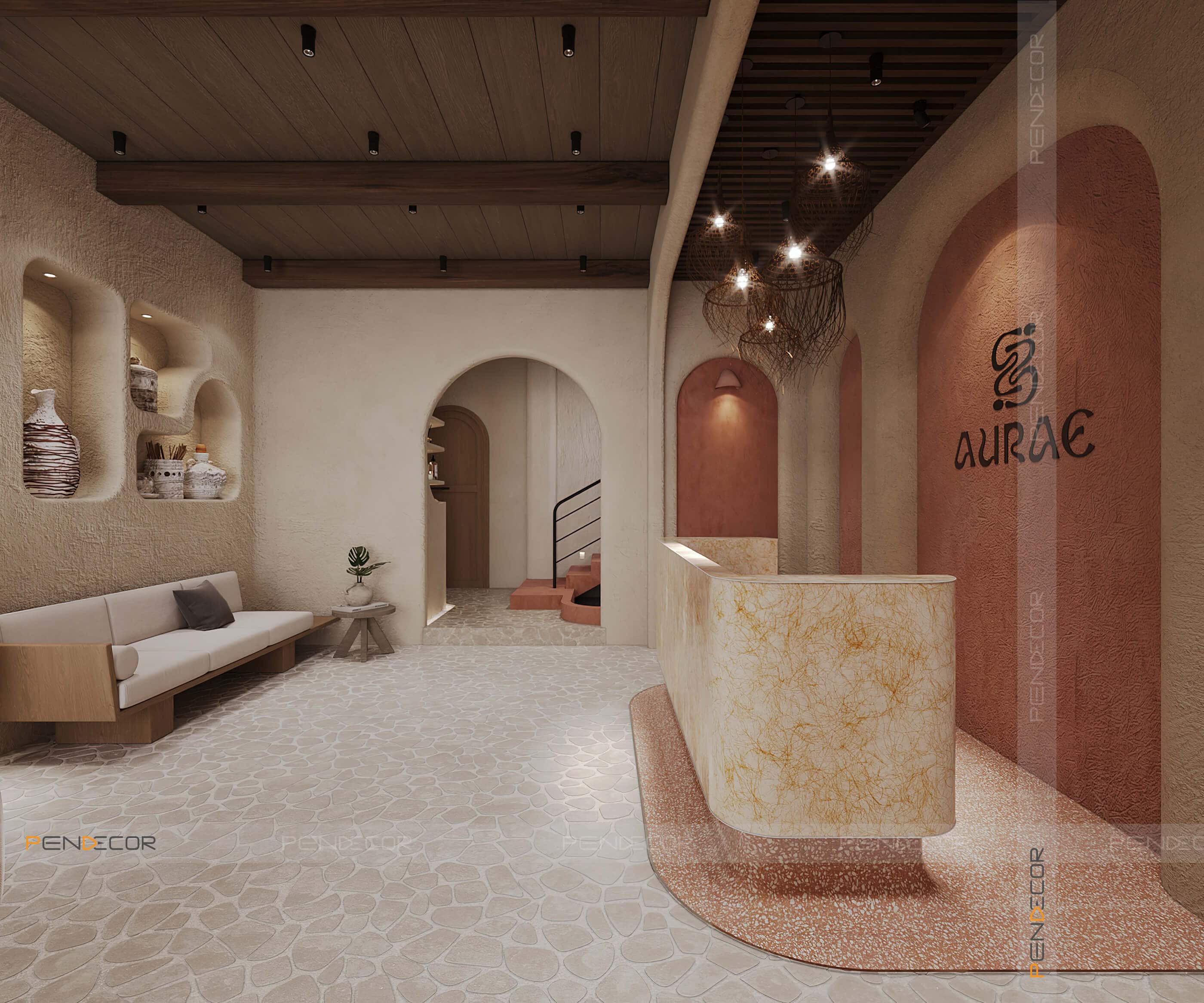 nội thất spa Pendecor