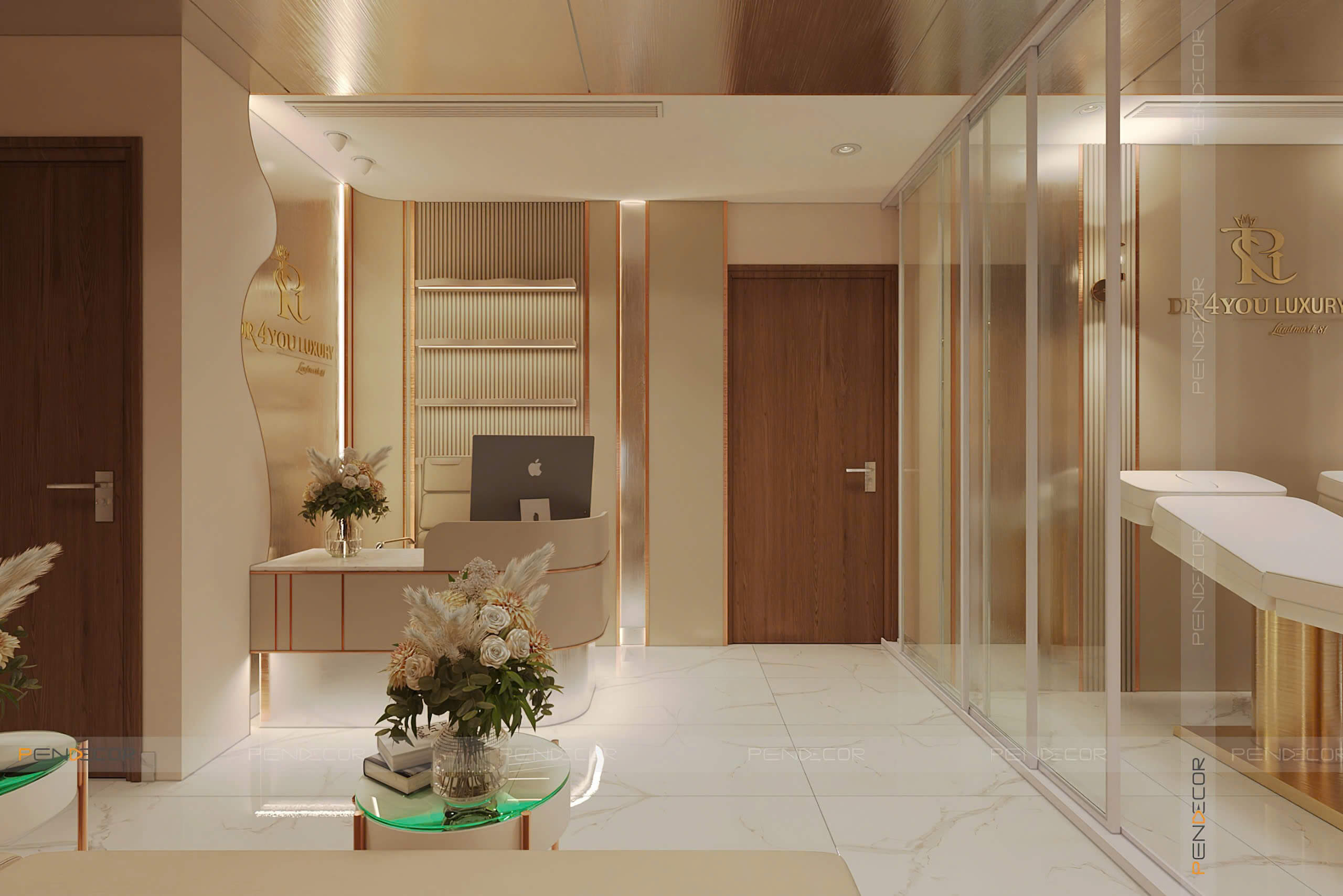 thiết kế spa phong cách hàn quốc