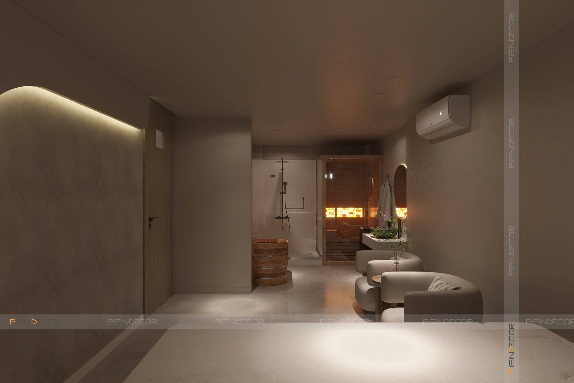thiết kế spa đẹp Pendecor