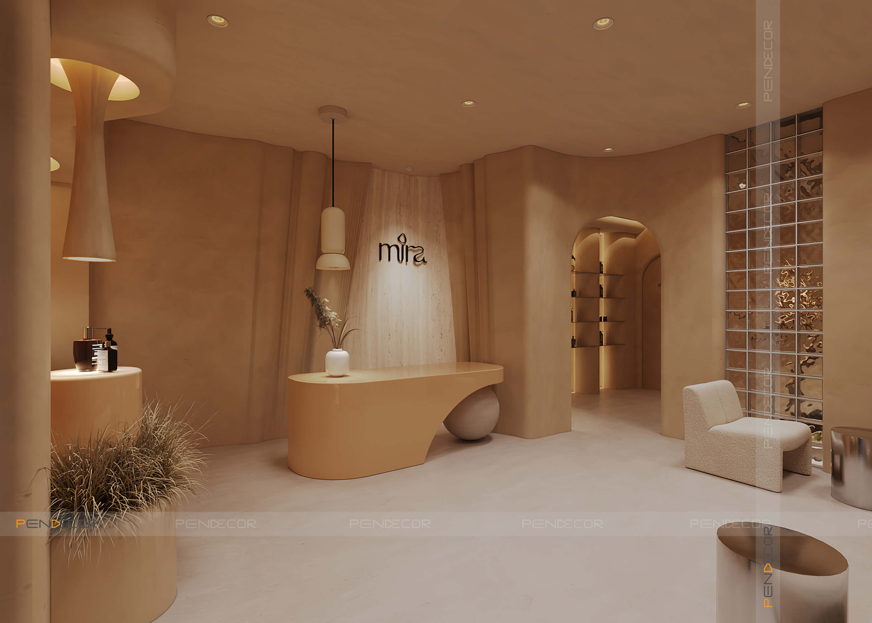 thiết kế spa Pendecor