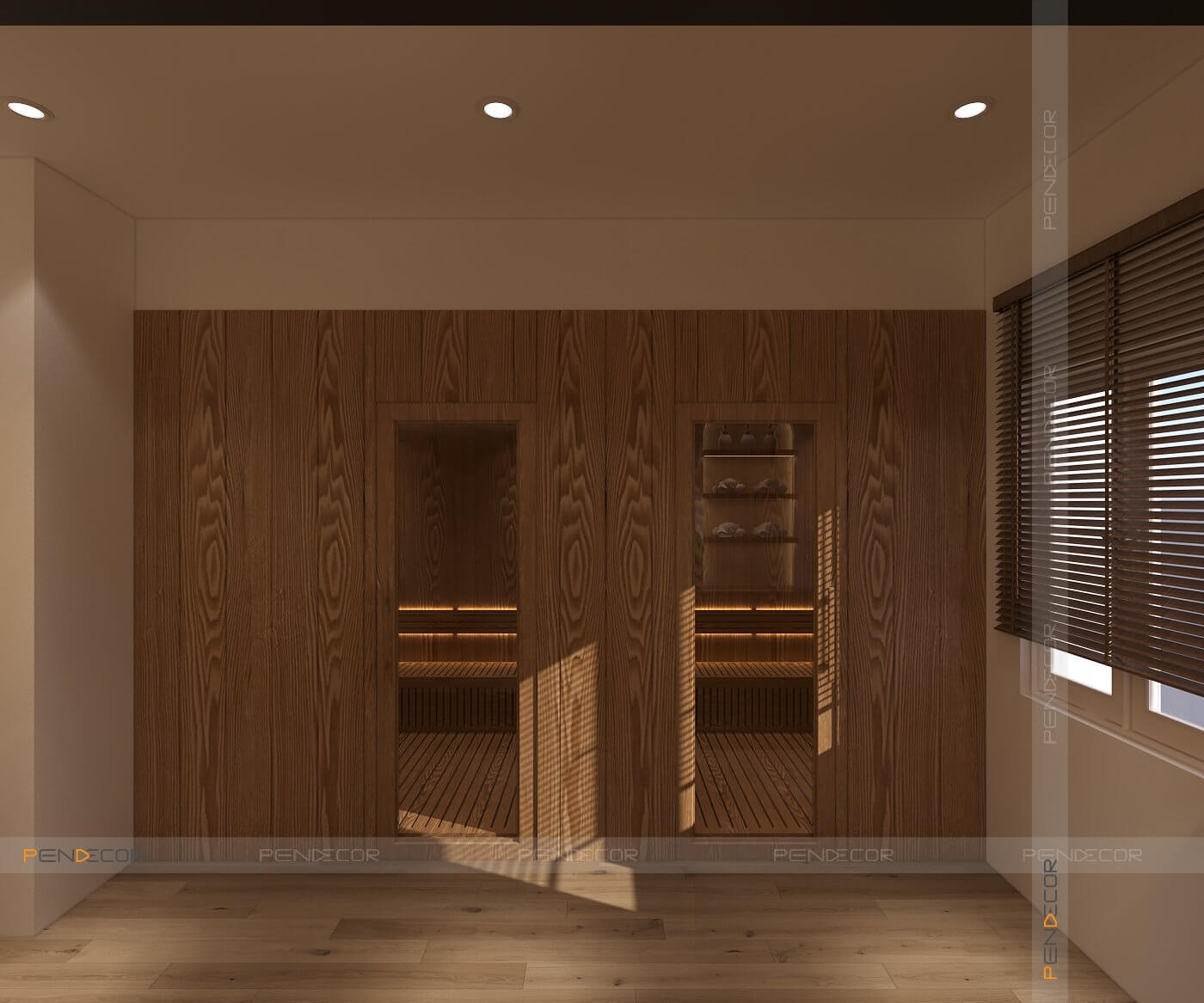 setup spa nhỏ Pendecor