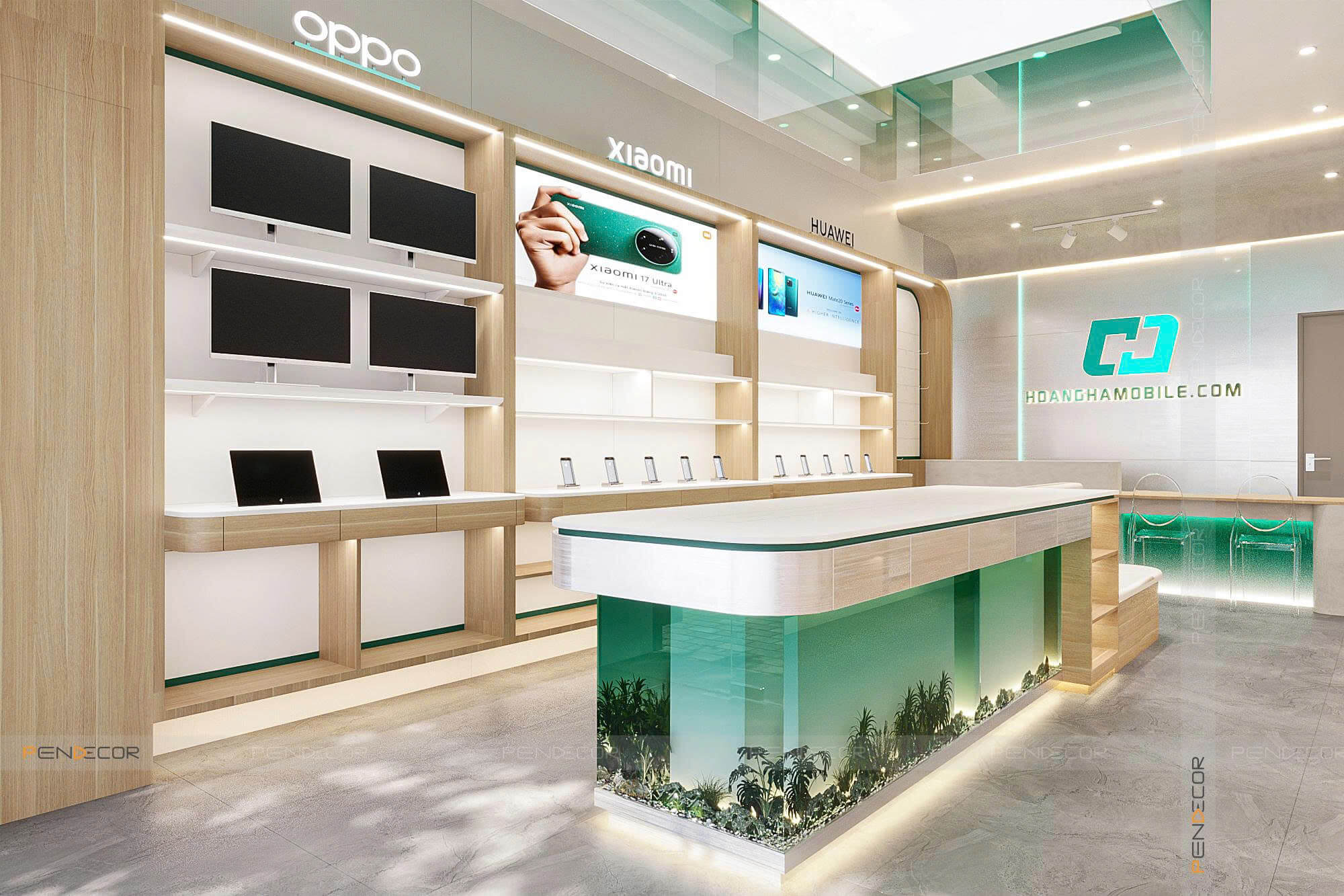 Thiết Kế Shop Điện Thoại Hoàng Hà Mobile (Lê Duẩn)