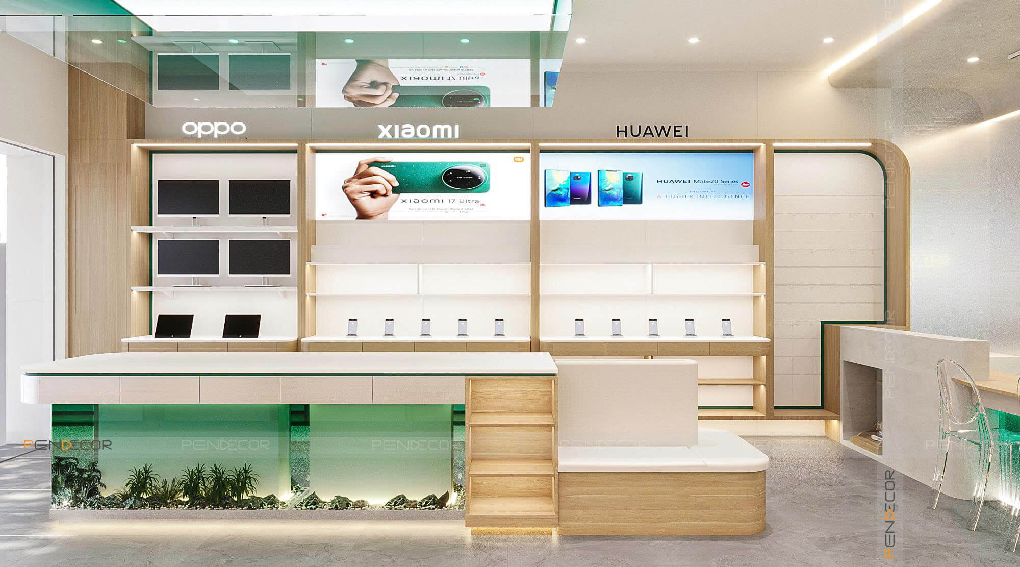 Thiết Kế Shop Điện Thoại Hoàng Hà Mobile (Lê Duẩn)