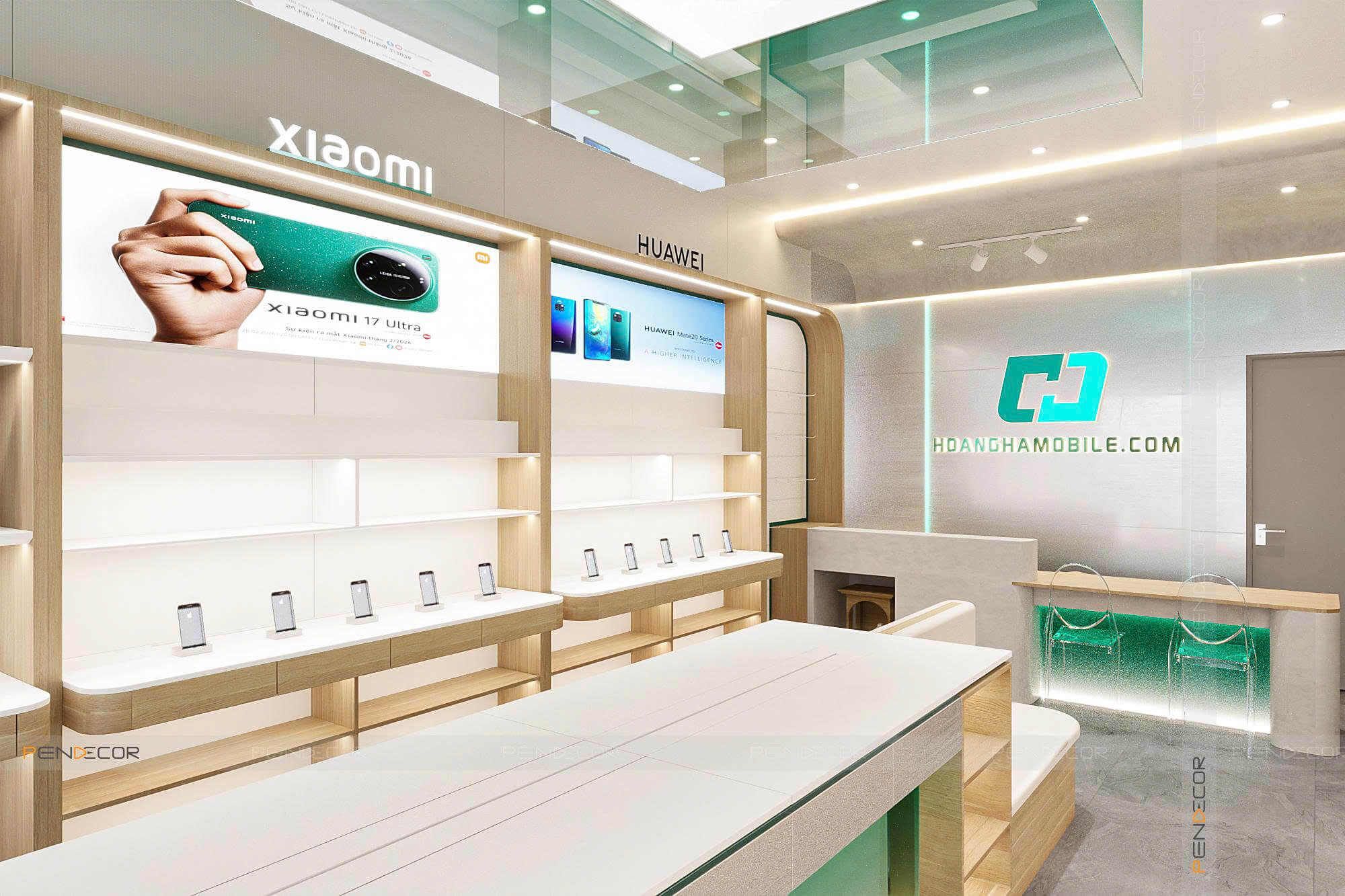 Thiết Kế Shop Điện Thoại Hoàng Hà Mobile (Lê Duẩn)