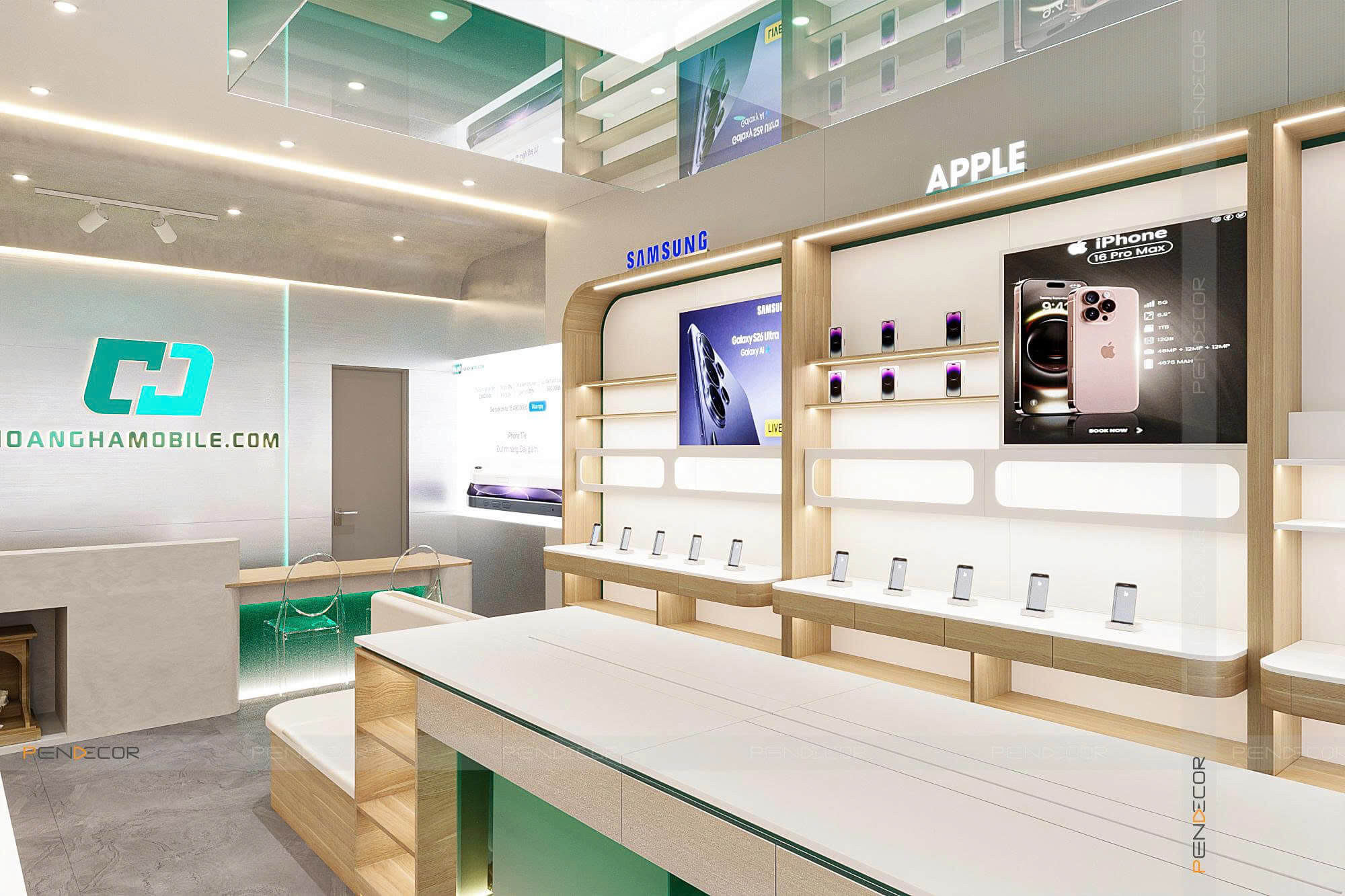 Thiết Kế Shop Điện Thoại Hoàng Hà Mobile (Lê Duẩn)